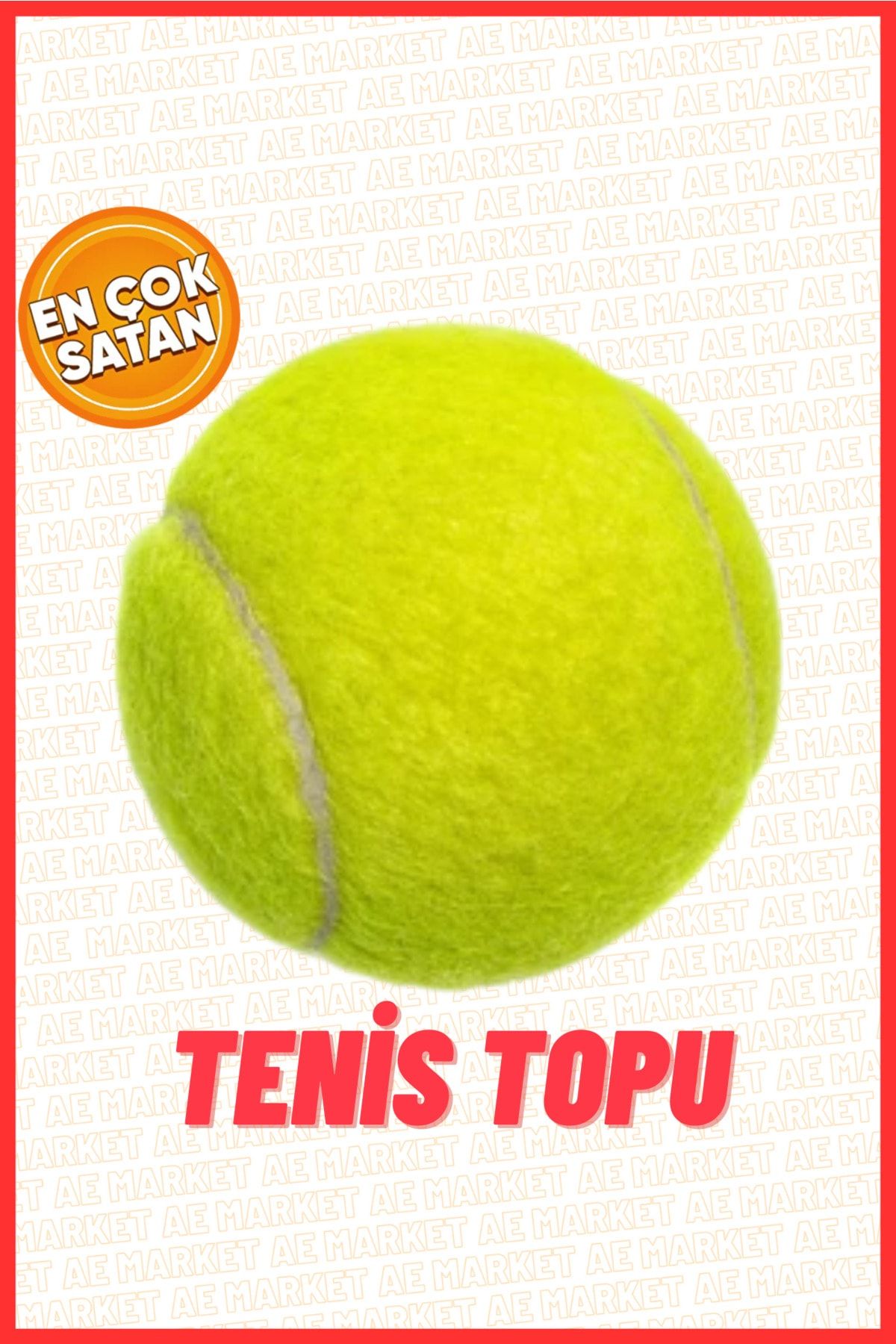 AE Market 1 Adet Sarı Tenis Topu Antrenman Tenis Topu - Tennis Ball Tenis Topu