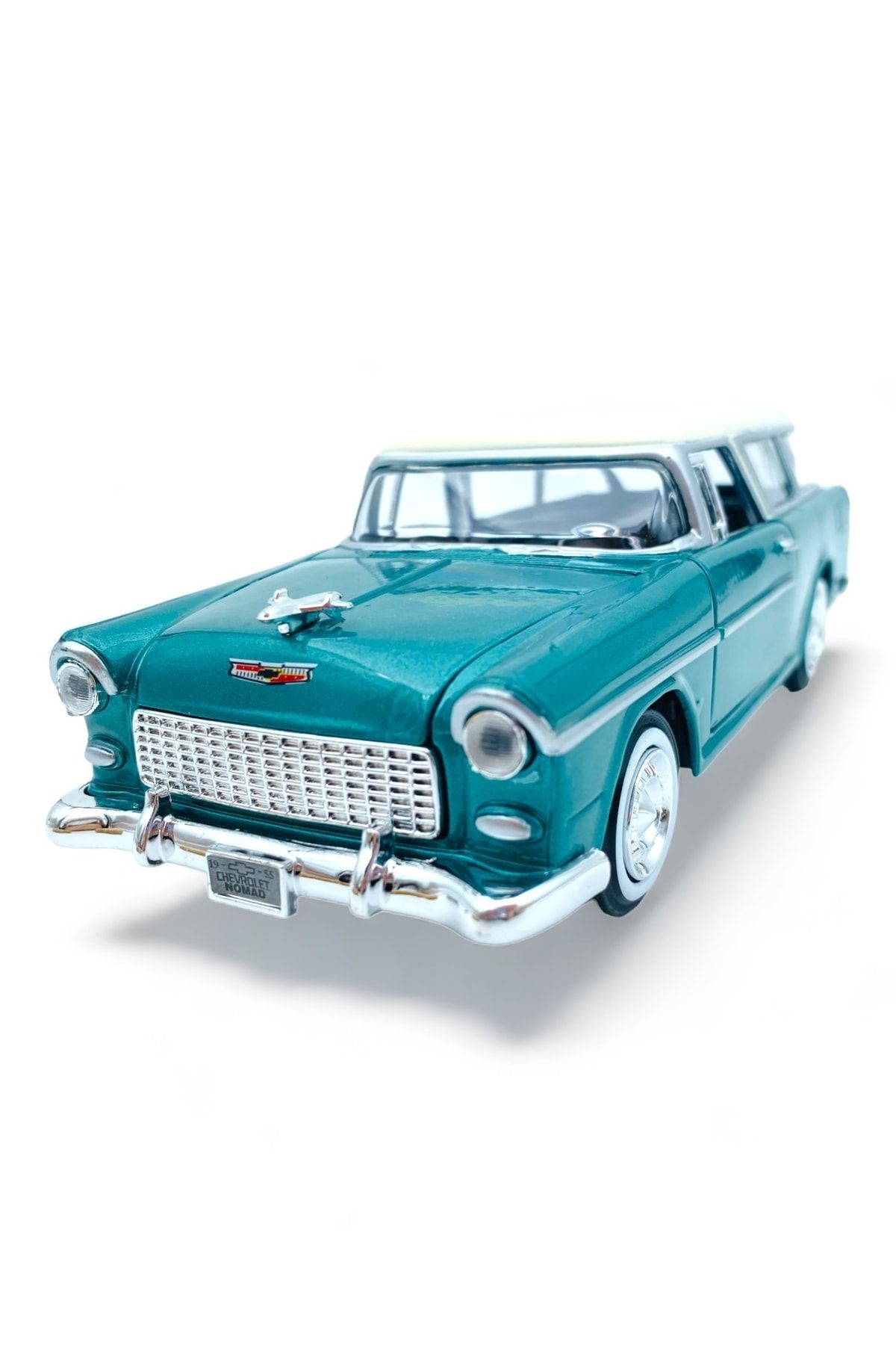 Popit Toys Chevy Bel Air Nomad Station Die-cast Chevy Lisanslı 1,24 Koleksiyonluk Model Klasik Araba
