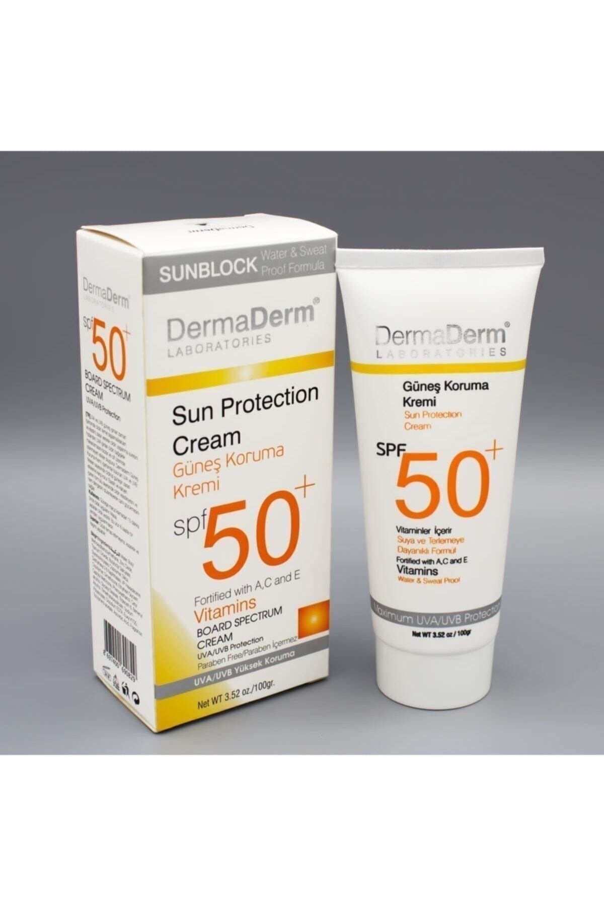 DermaDerm Spf 50&#43; Güneş Koruma Kremi 100 gr