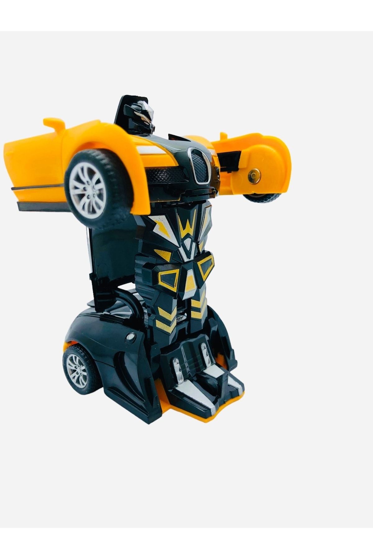 transformers Robota Dönüşen Bugatti Araba Sarı Ttys