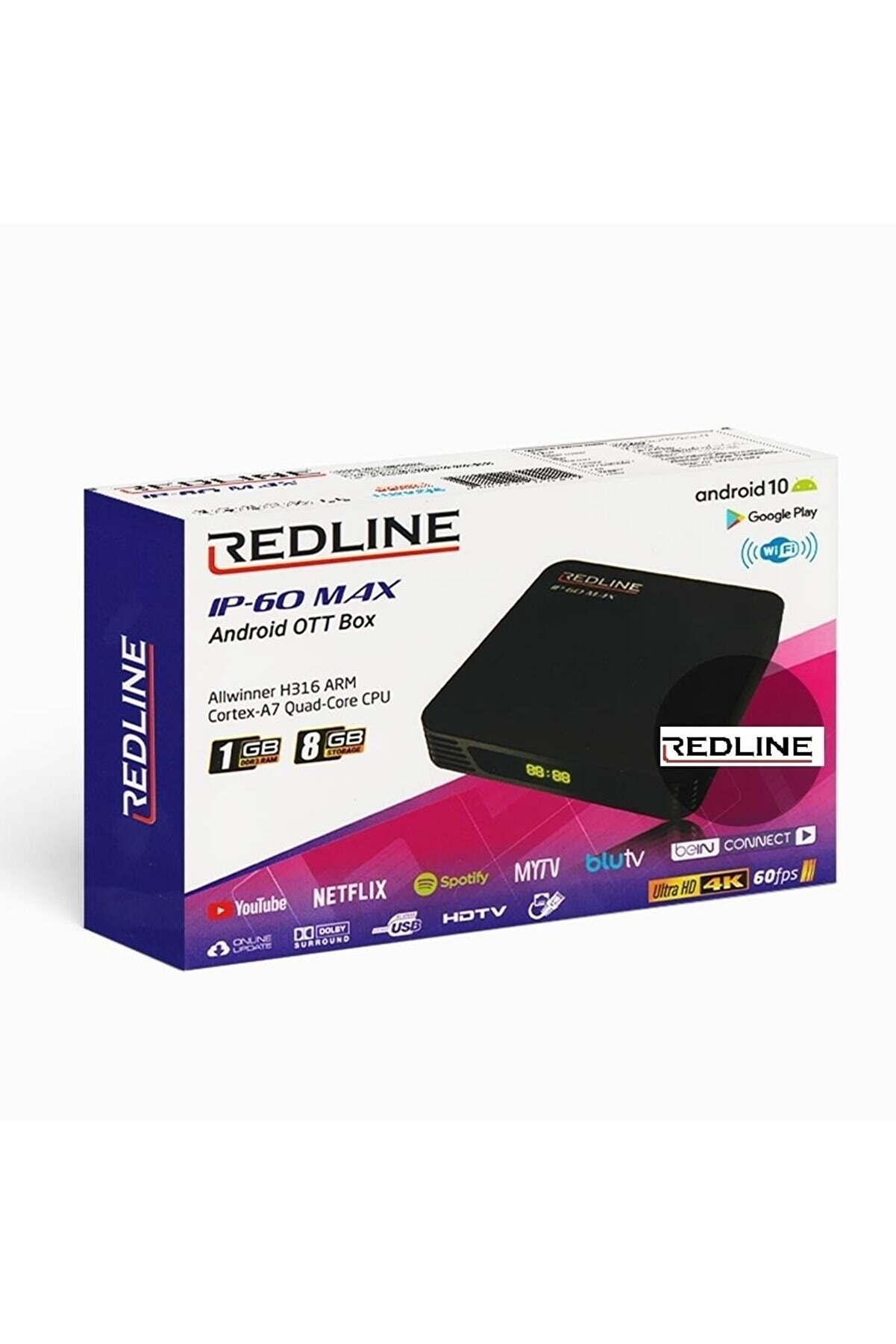 Redline Ip-60 Max Android 10 / 4k Tv Box