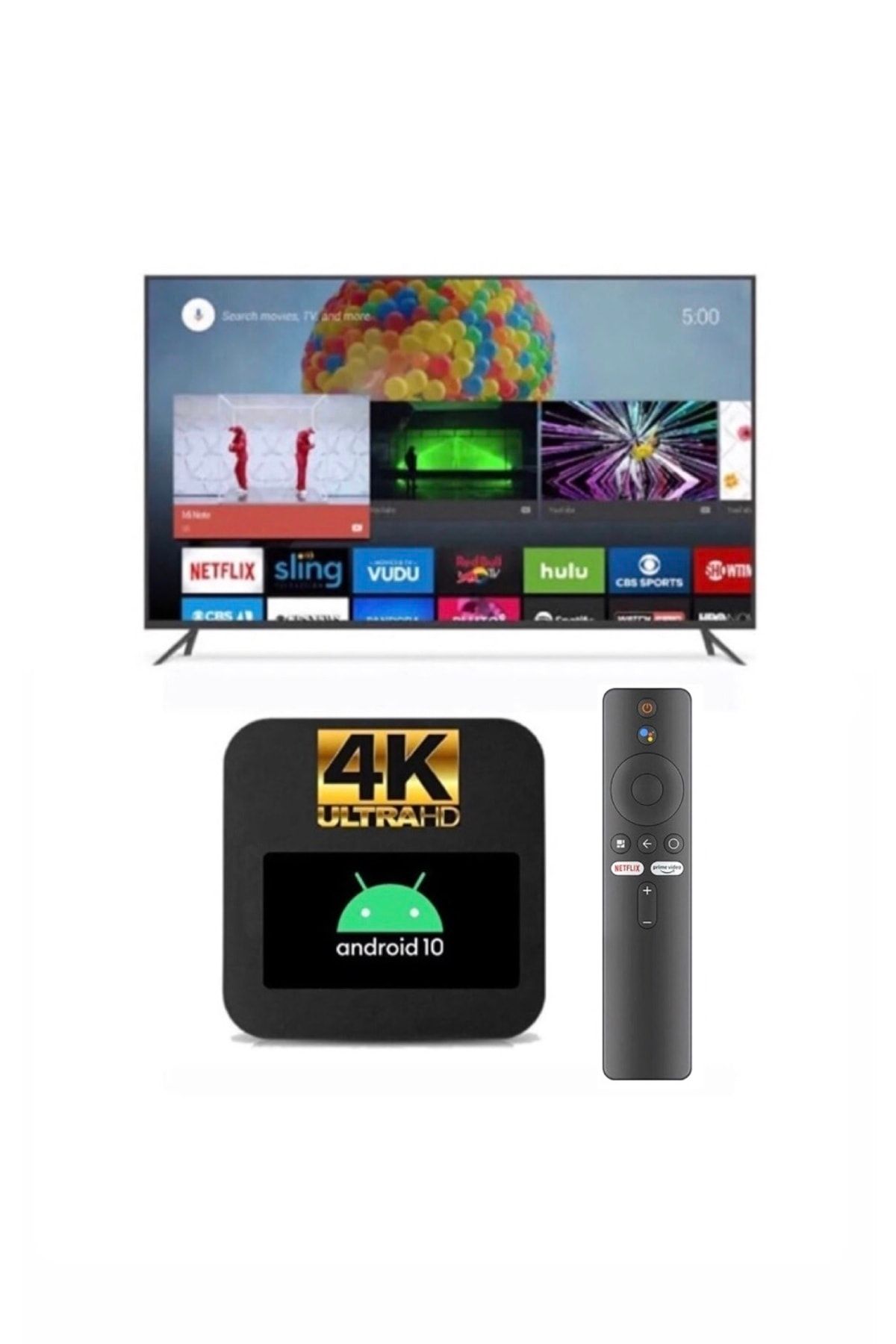 Smart 4k Uhd Android Tv Box - Ip.tv / Full Paket Yayın  - Akıllı Box - Internet Tv