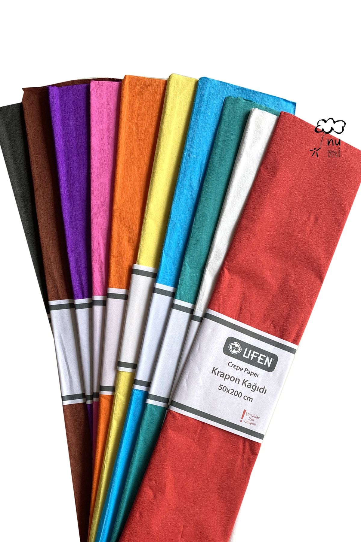 UFEN 10 Renk Krapon Kağıdı 50x200 Cm
