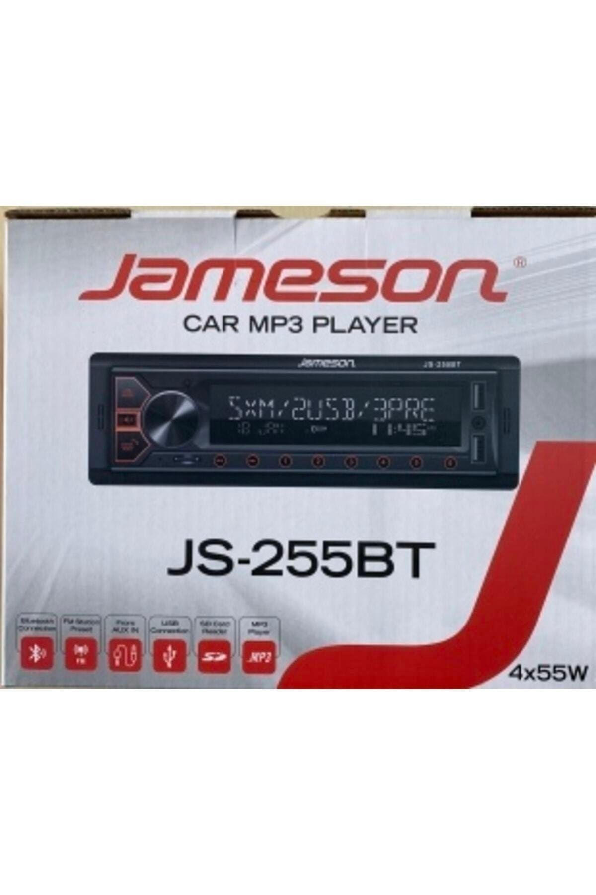 Jameson Js-255 Bt Bluetooth Usb/sd/radıo Oto Teyp Çalar Çift Anfi Çıkışlı Kumandalı