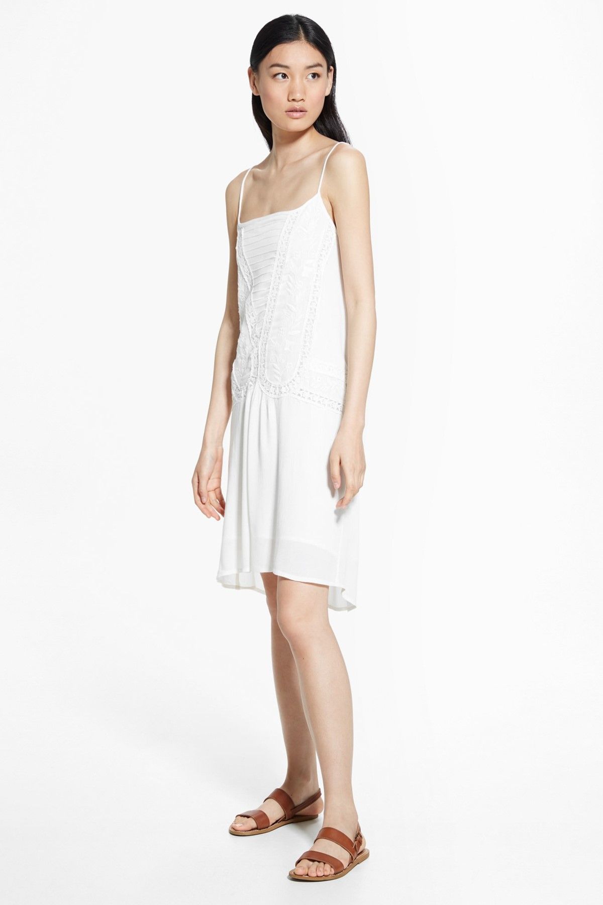 MANGO Kadın Kırık Beyaz Elbise 43017535