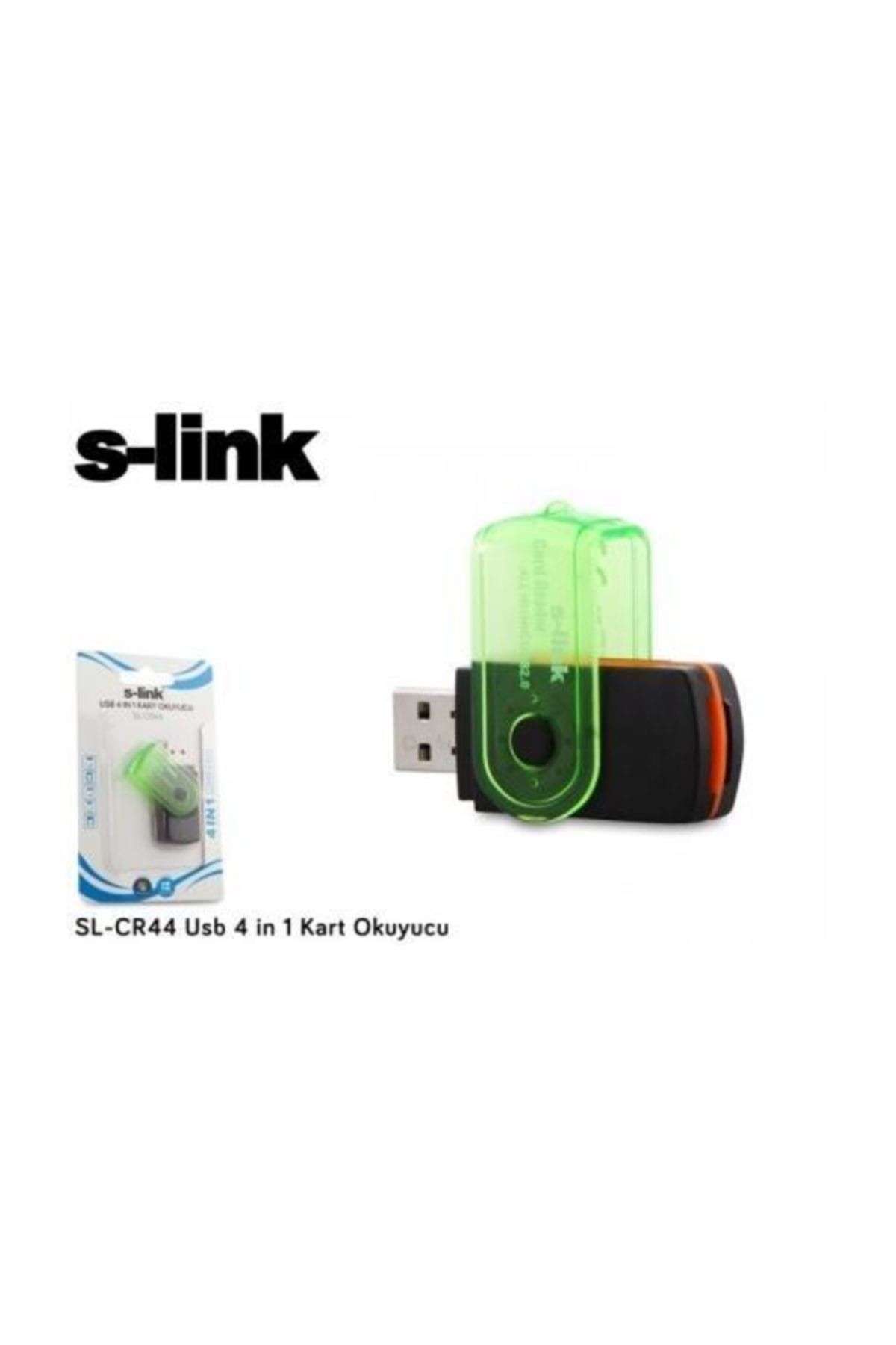 S-Link S-Lınk Sl-Cr44 Usb 2.0 4 İn 1 Kart Okuyucu