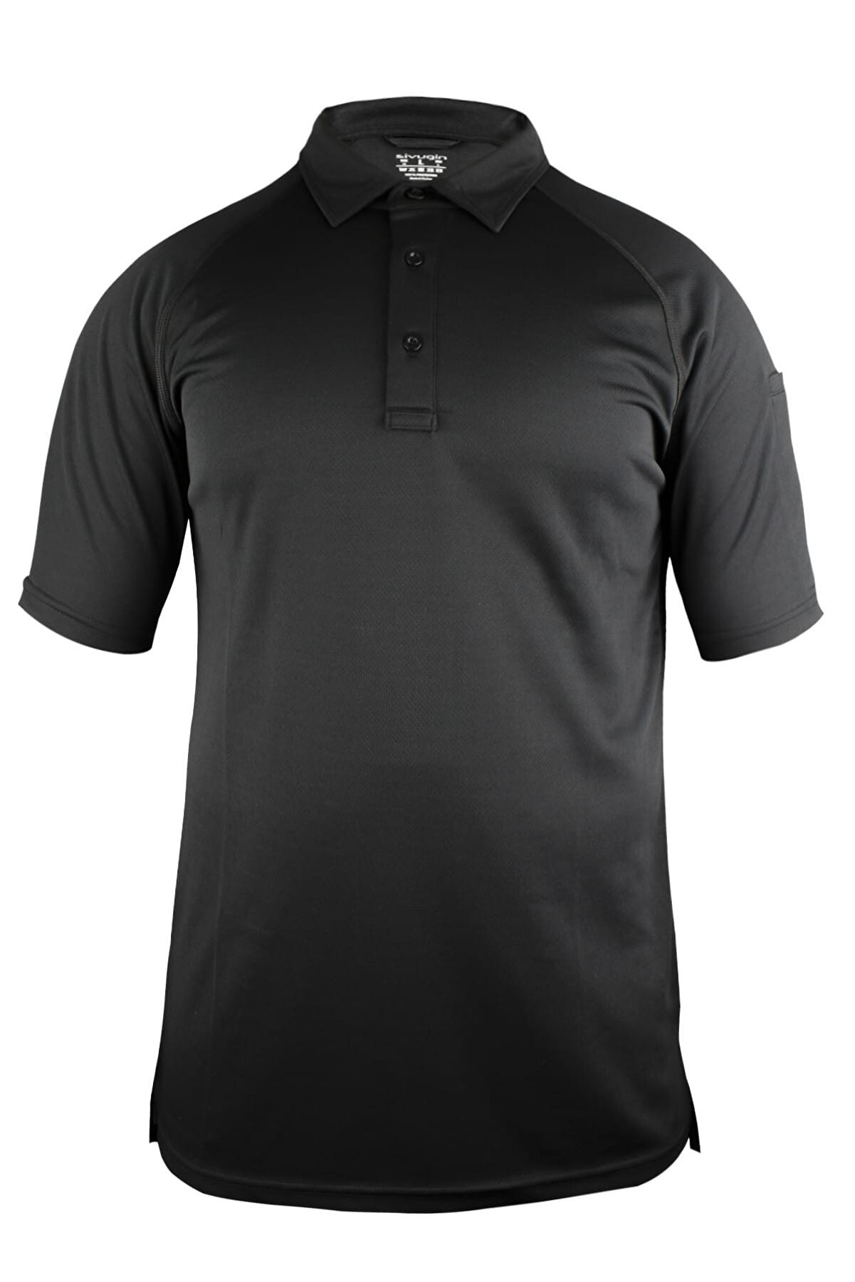 Sivugin Outdoor Polyester Gömlek Yaka Erkek Siyah Polo T-Shirt