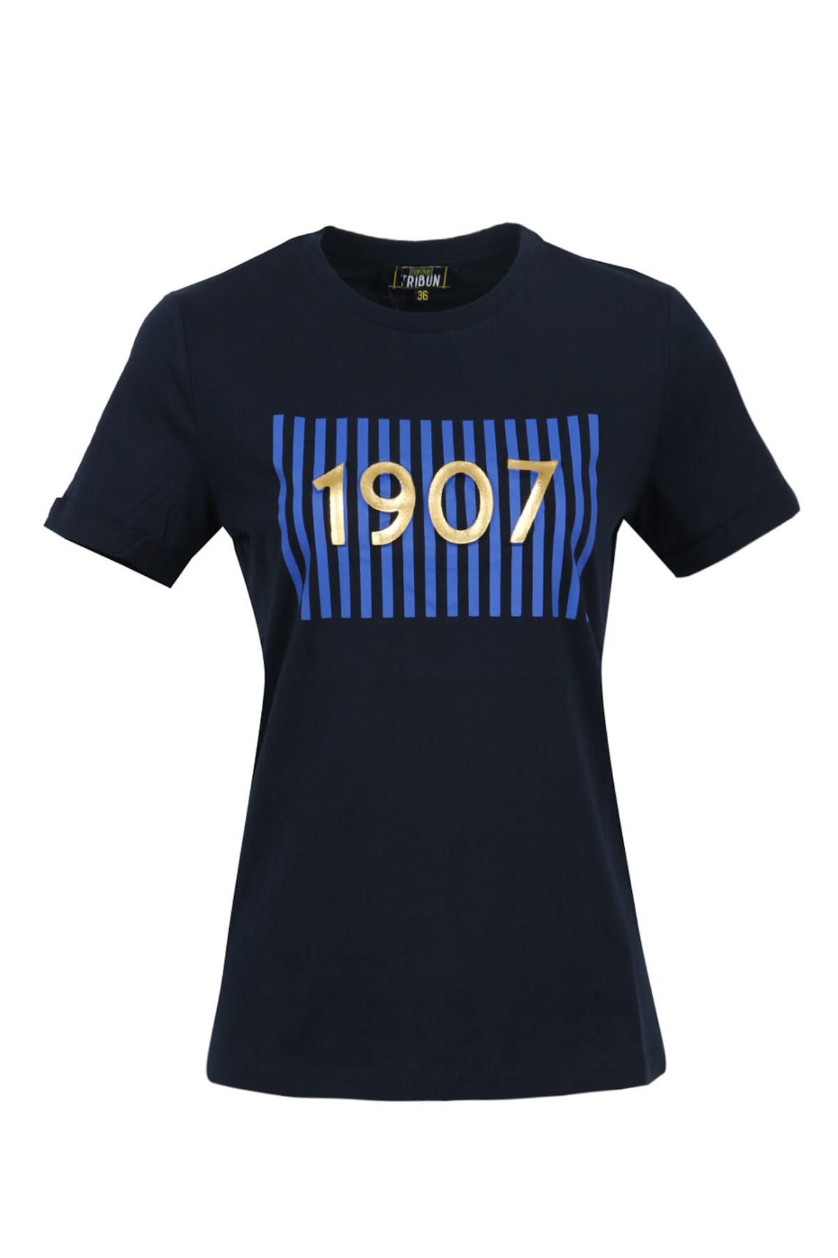 Fenerbahçe Kadın Tribün 1907 Emboss T-Shirt