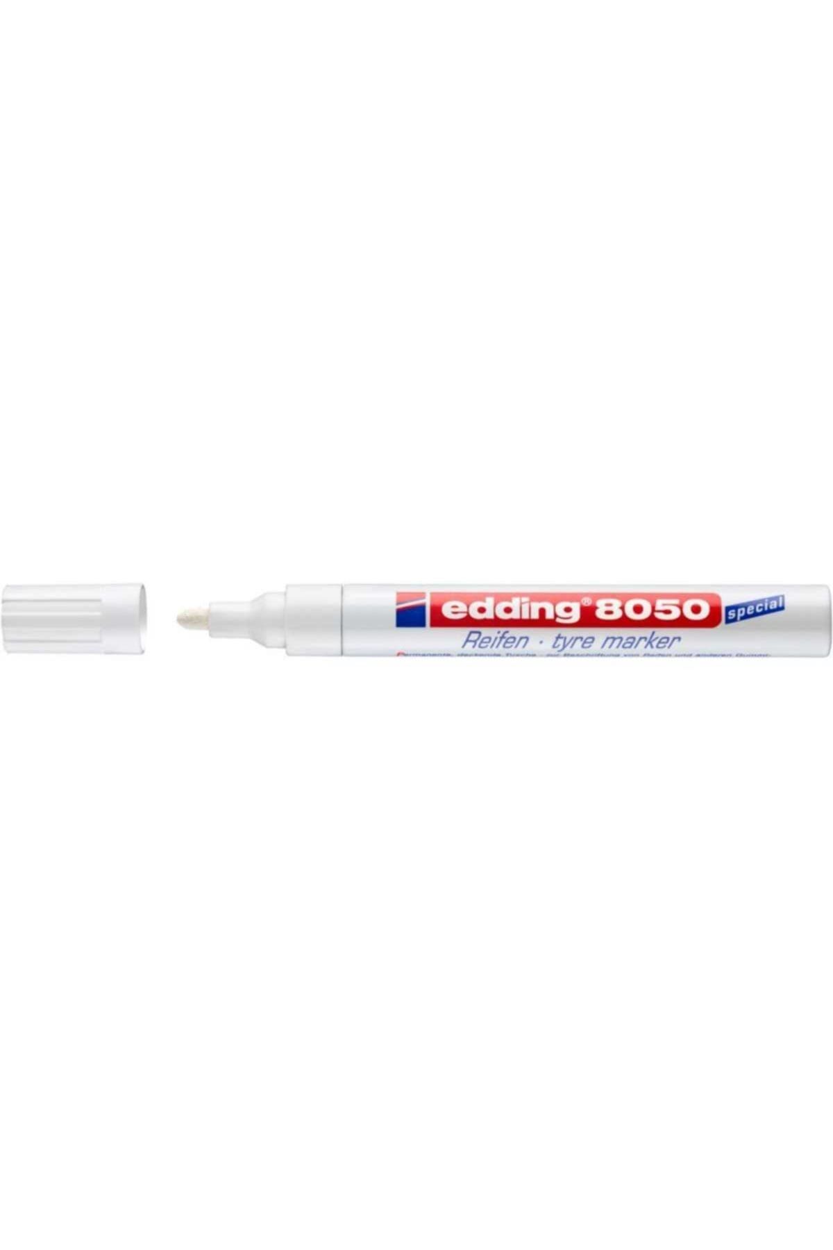Edding 8050 Lastik Kalemi Beyaz
