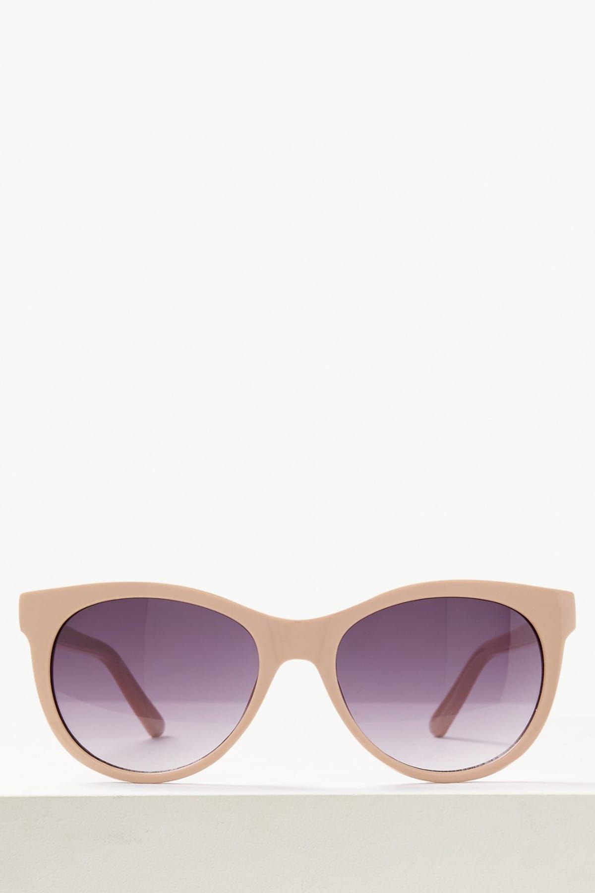 Marks & Spencer Kadın Bej Oval Güneş Gözlüğü T01005005S