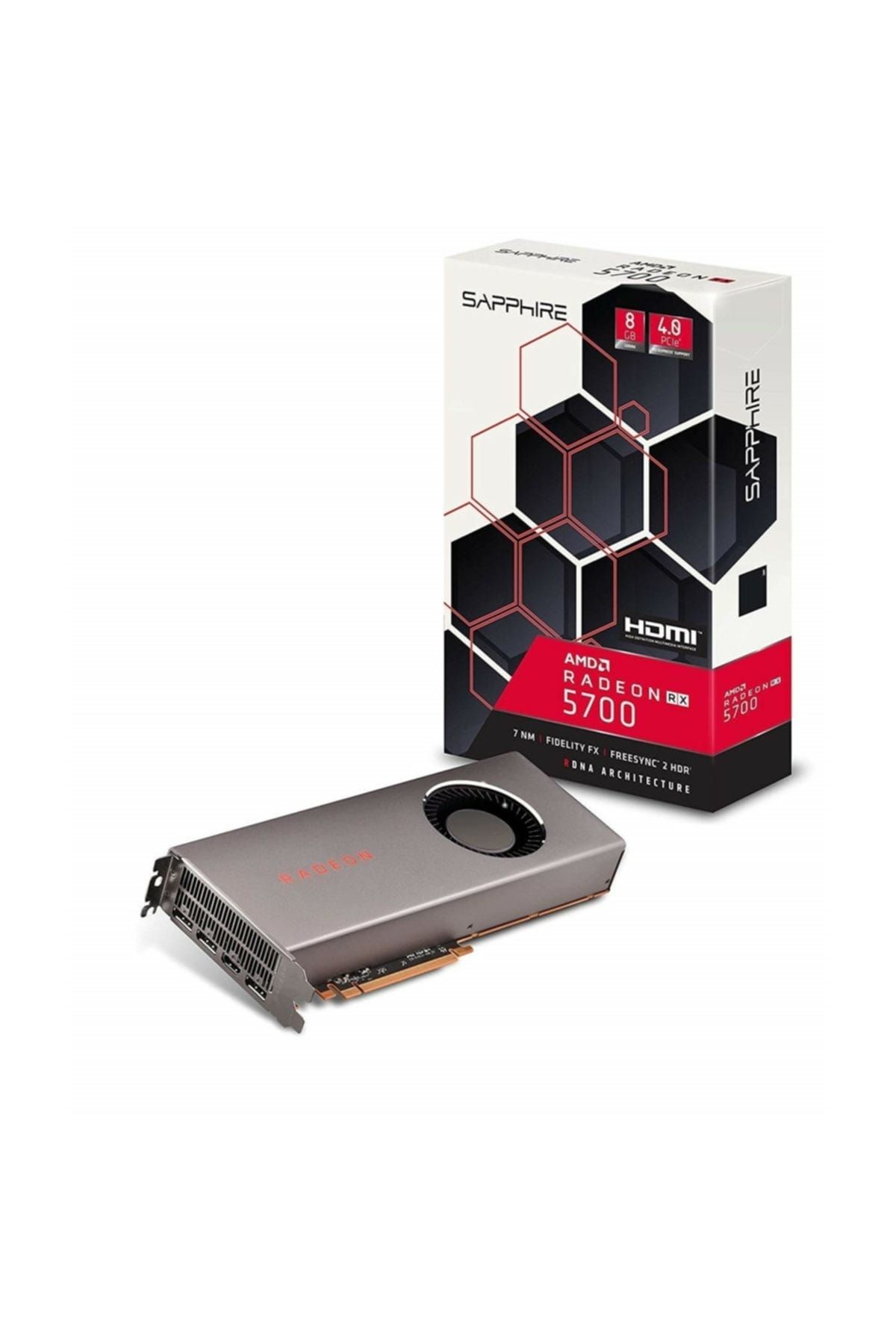 SAPPHIRE Radeon RX 5700 8GB GDDR6 256Bit DX12 AMD Radeon Ekran Kartı 21294-01-20G