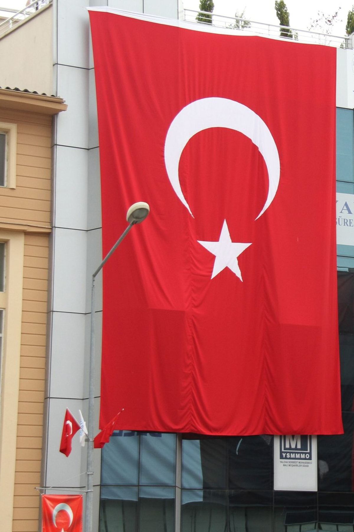 bayrakal  Türk Bayrağı Alpaka Kumaş 4x6m.
