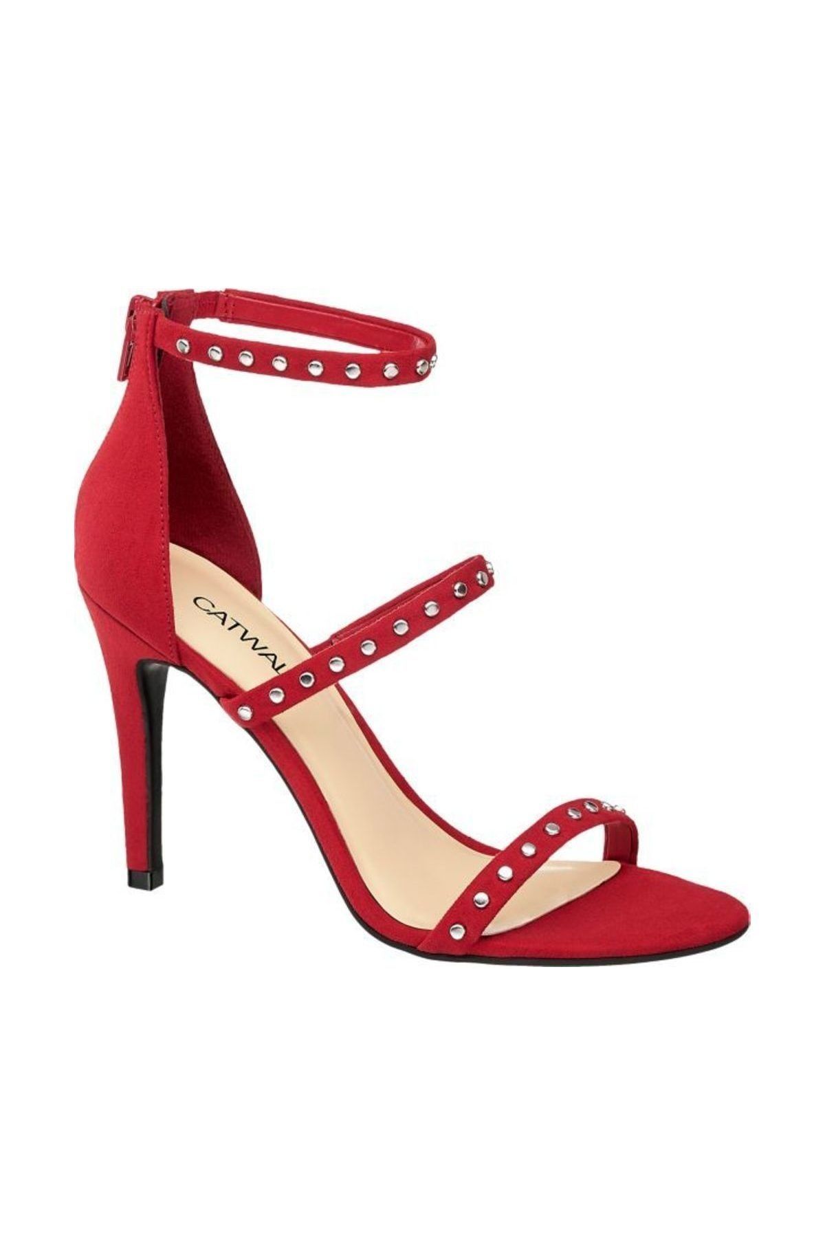 Catwalk Deichmann Kadın Kırmızı Klasik Topuklu Ayakkabı