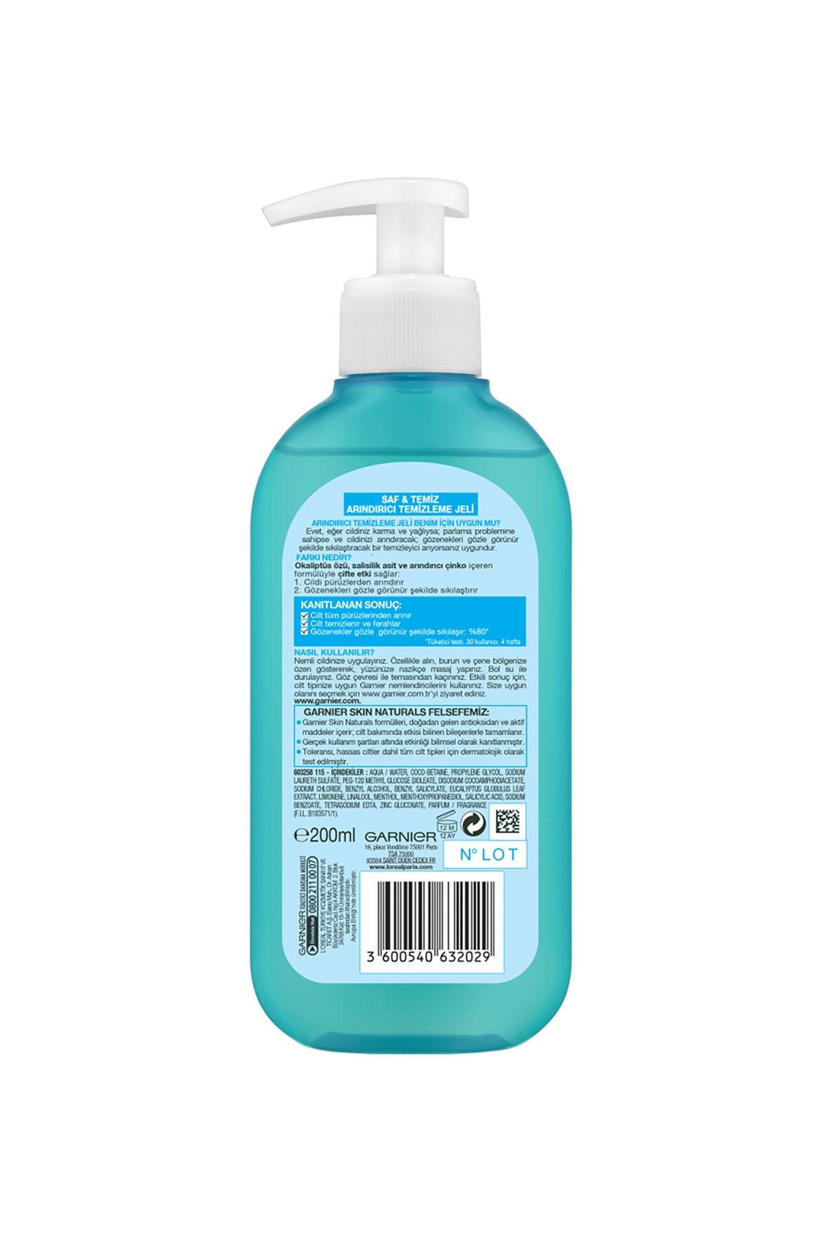 Saf & Temiz Yağlanma Ve Pürüzlere Karşı Temizleme Jeli 200ml_2