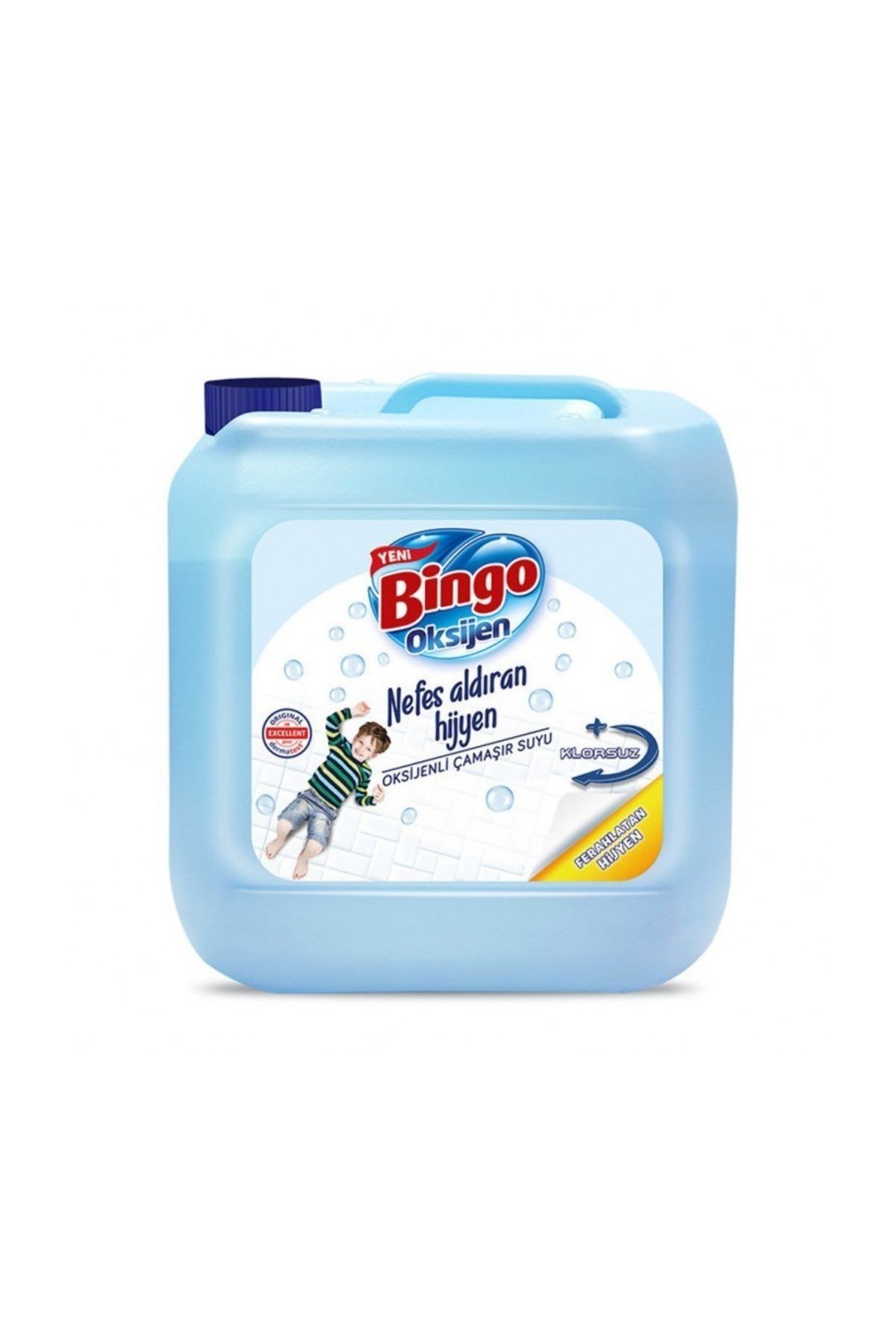 Bingo Bingo Oksijen Çamaşır Suyu Ferahlatan Nefes Aldıran Hijyen 3500 ml