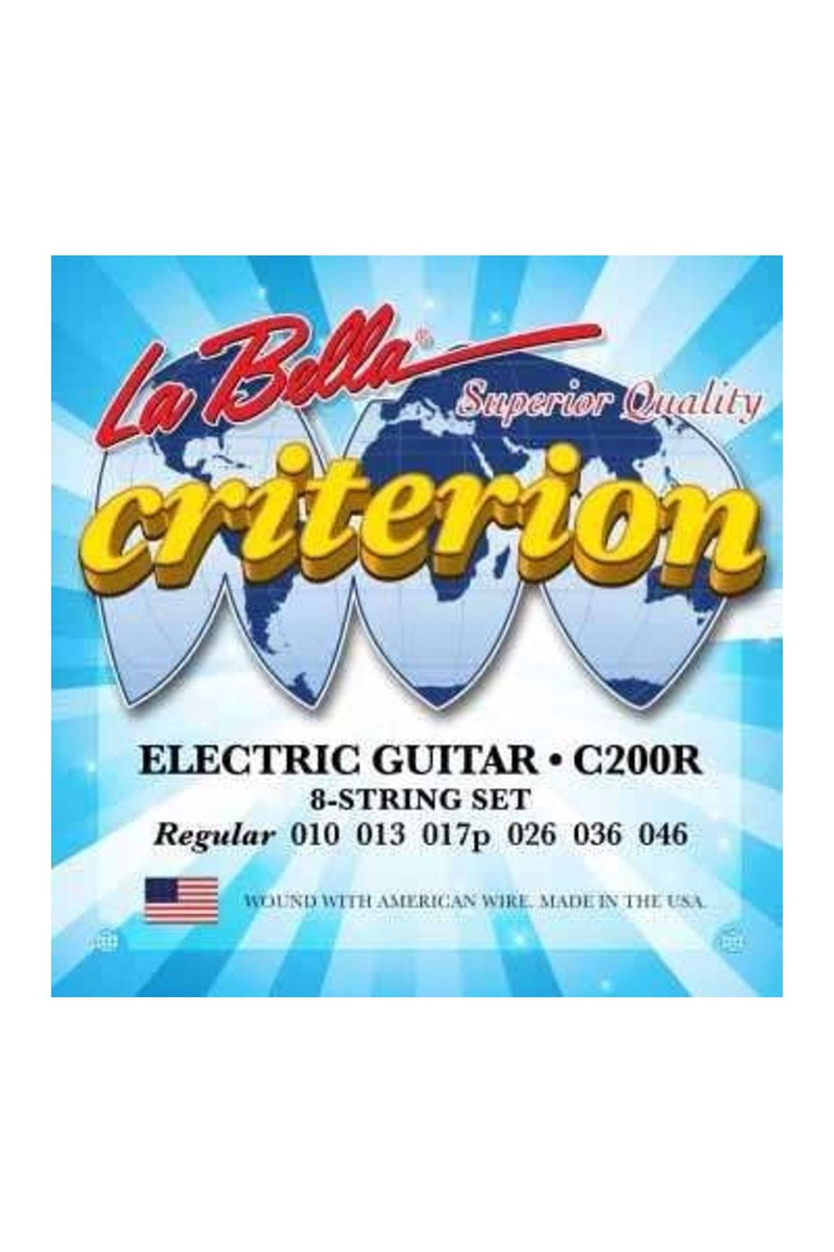 Labella La Bella C200R Elektro Gitar Teli