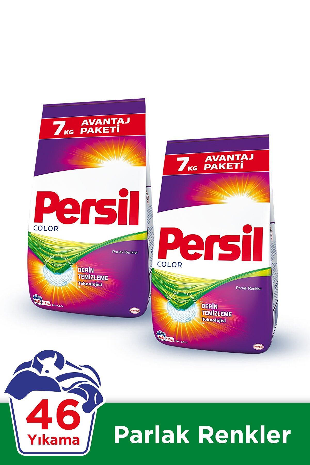 Persil Toz Çamaşır Deterjanı Color 7 kg 2'li Set