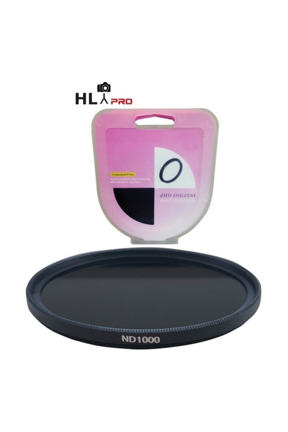 HLYPRO 77mm Nd 1000 Filtre, 77 Mm Nd1000 Nötr Yoğunluk Filtresi