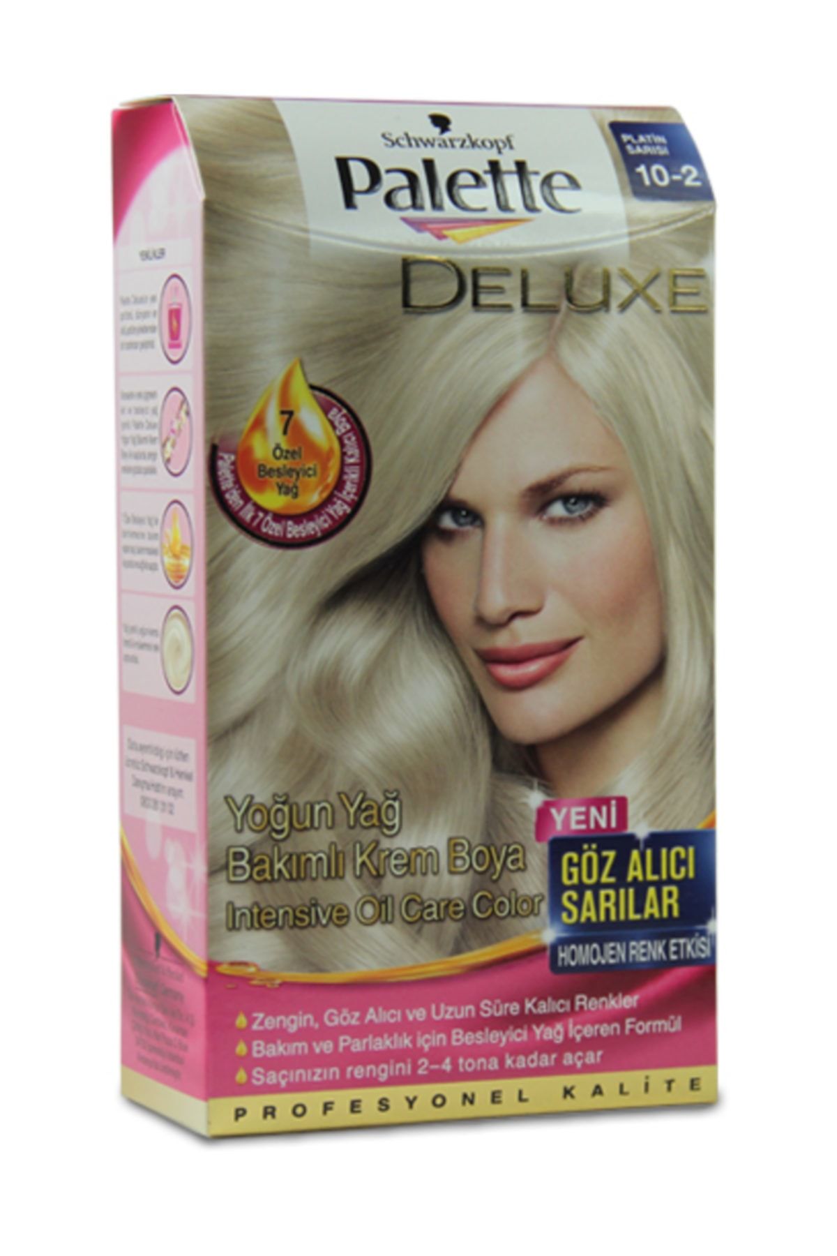 Palette Deluxe 10-2 Platin Sarısı Krem Saç Boyası