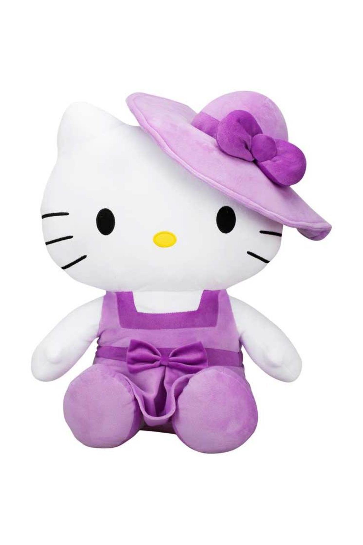 Sunman Hello Kitty Şapkalı Peluş 50 cm. - Mor