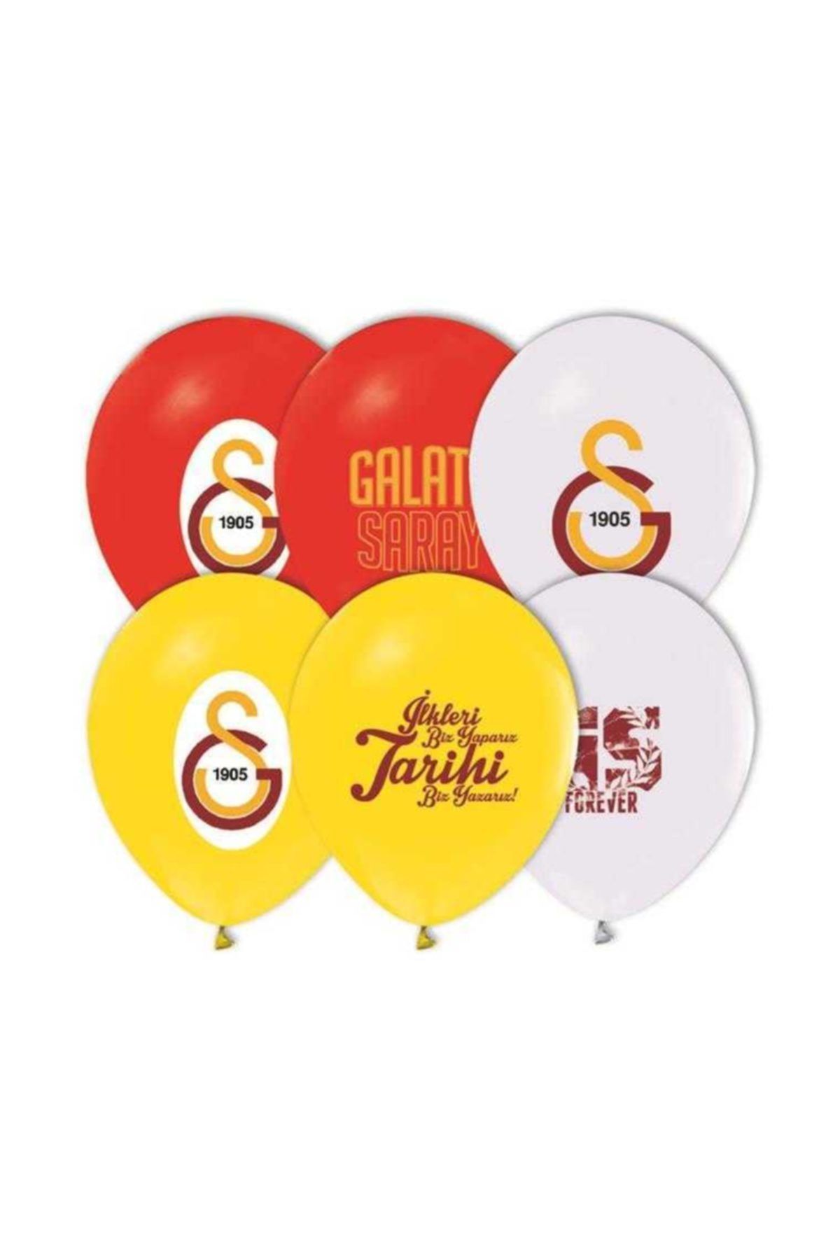 kidspartim Galatasaray Baskili Renkli Balon 8 Li