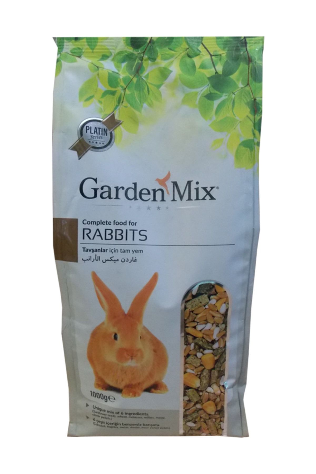 Gardenmix Platin Seri Tavşan Yemi 1 kg ( 10 Adet )