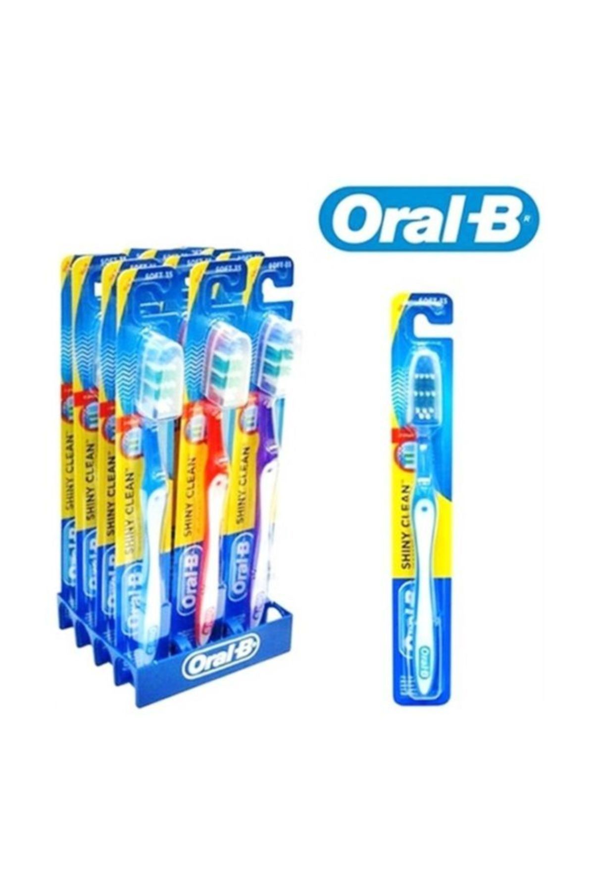 Oral-B Oral B Shiny Clean Diş Fırçası Kapaklı