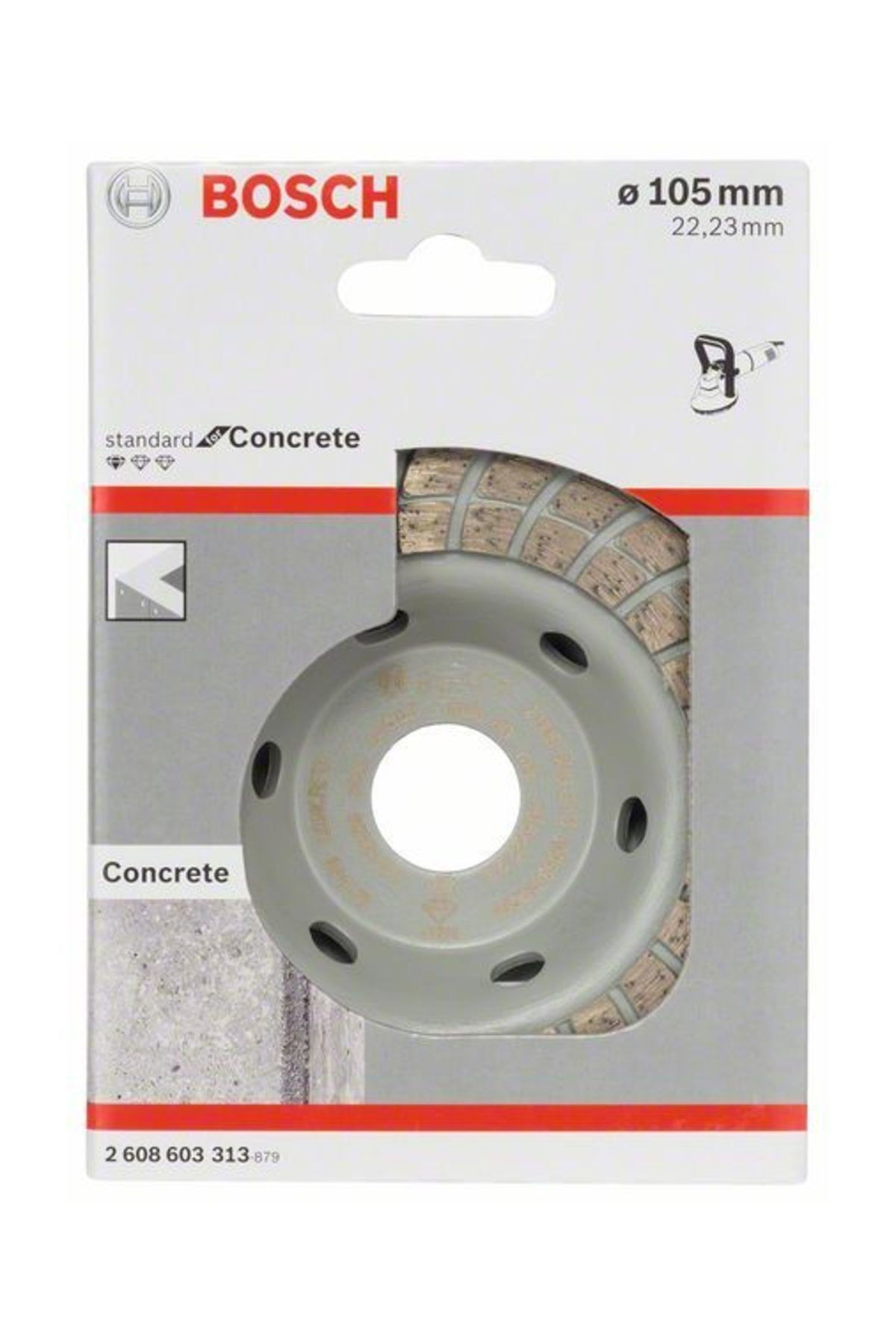 Bosch Standard For Concrete Turbo 105 Mm Elmas Çanak Disk