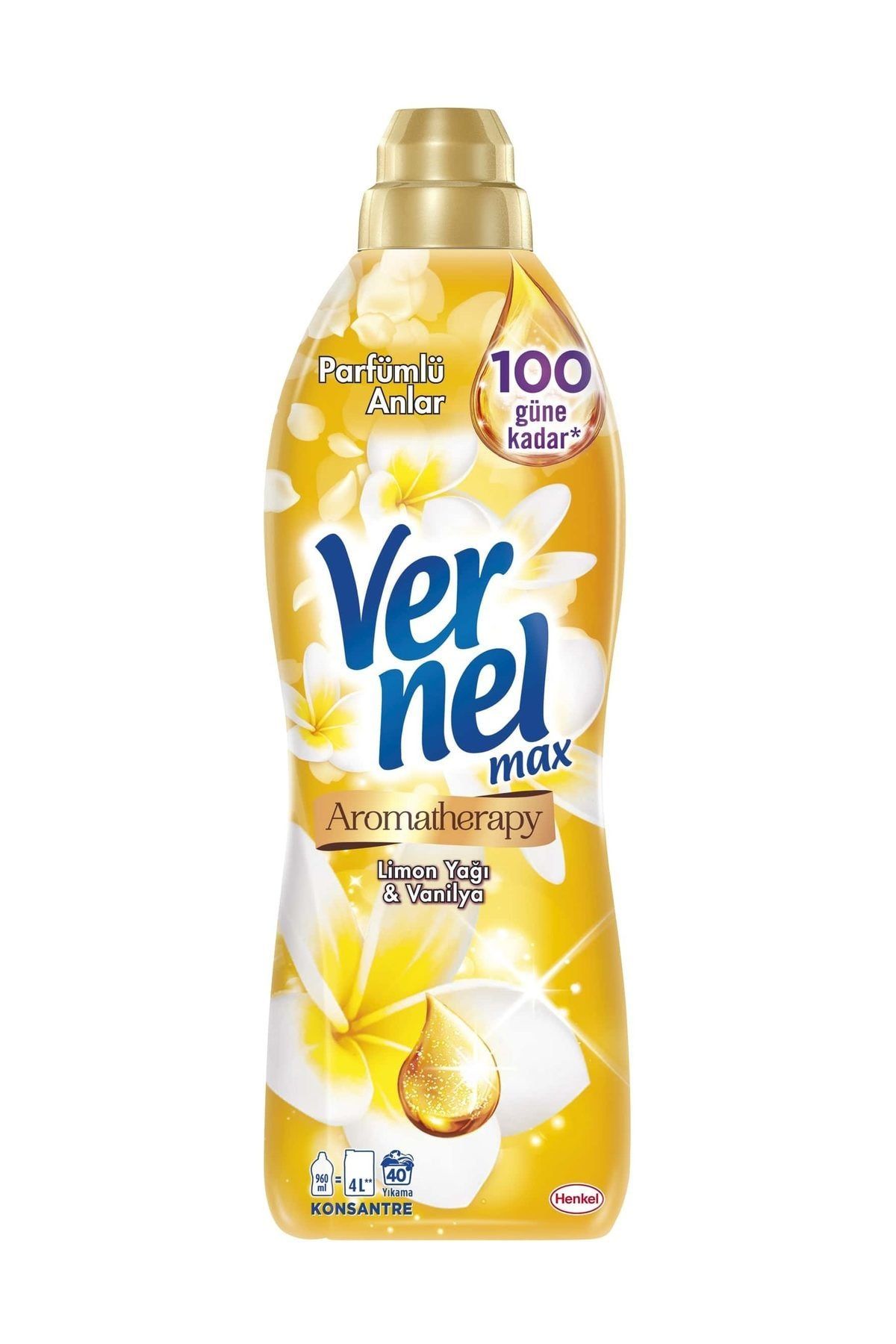 Vernel Max Limon Yağı ve Vanilya Yumuşatıcı 960 ml