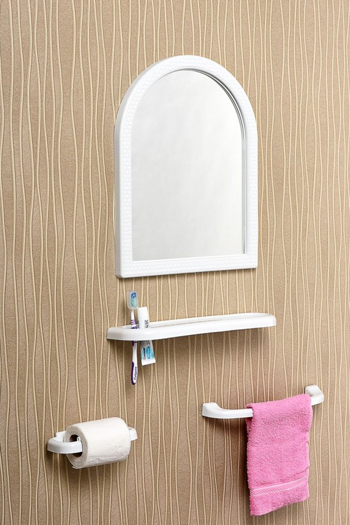 Hiper Mini Kubbeli Banyo Ayna Seti
