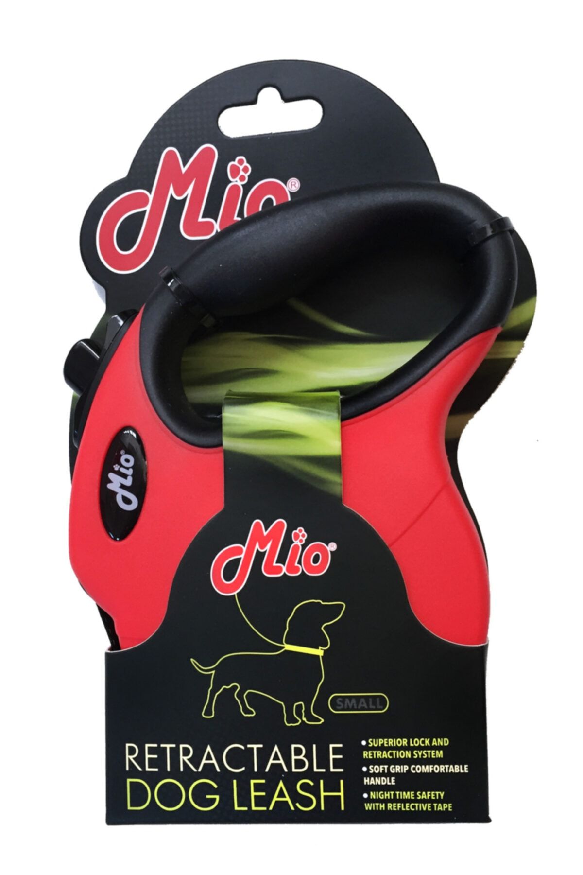 Mio Otomatik Köpek Gezdirme Tasması 4 Metre / 15 Kg S Kırmızı