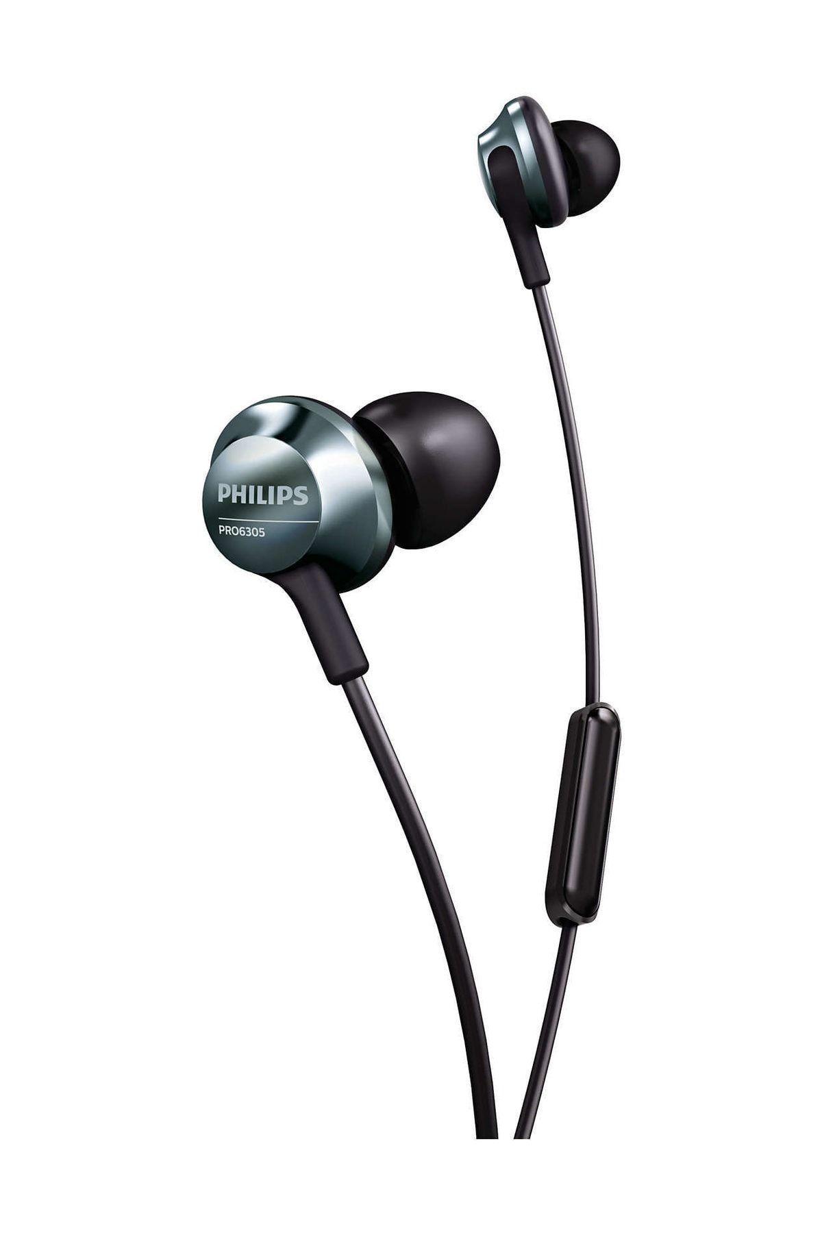 Philips PRO6305BK/00 Mikrofonlu Kablolu Kulak içi Kulaklık - Siyah