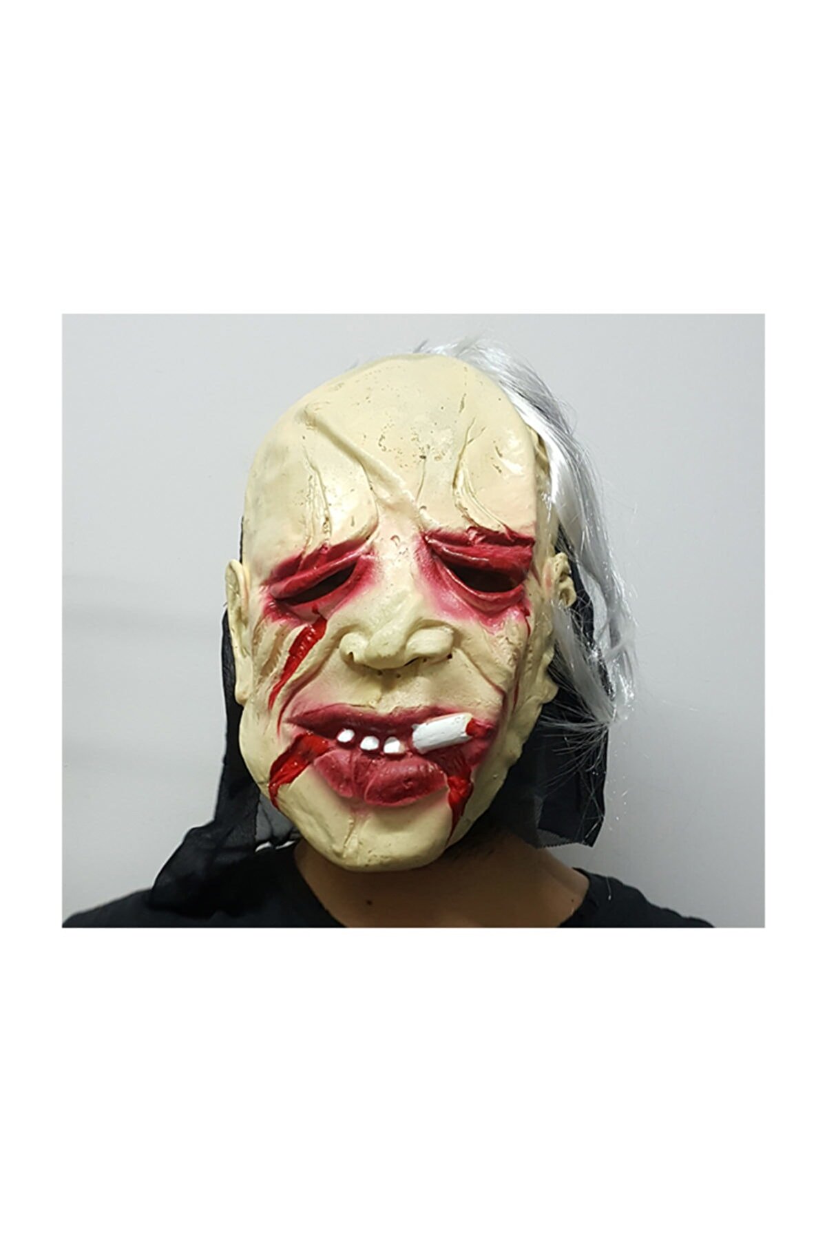Samur Halloween Cadılar Bayramı Sigara Içen Korku Maskesi