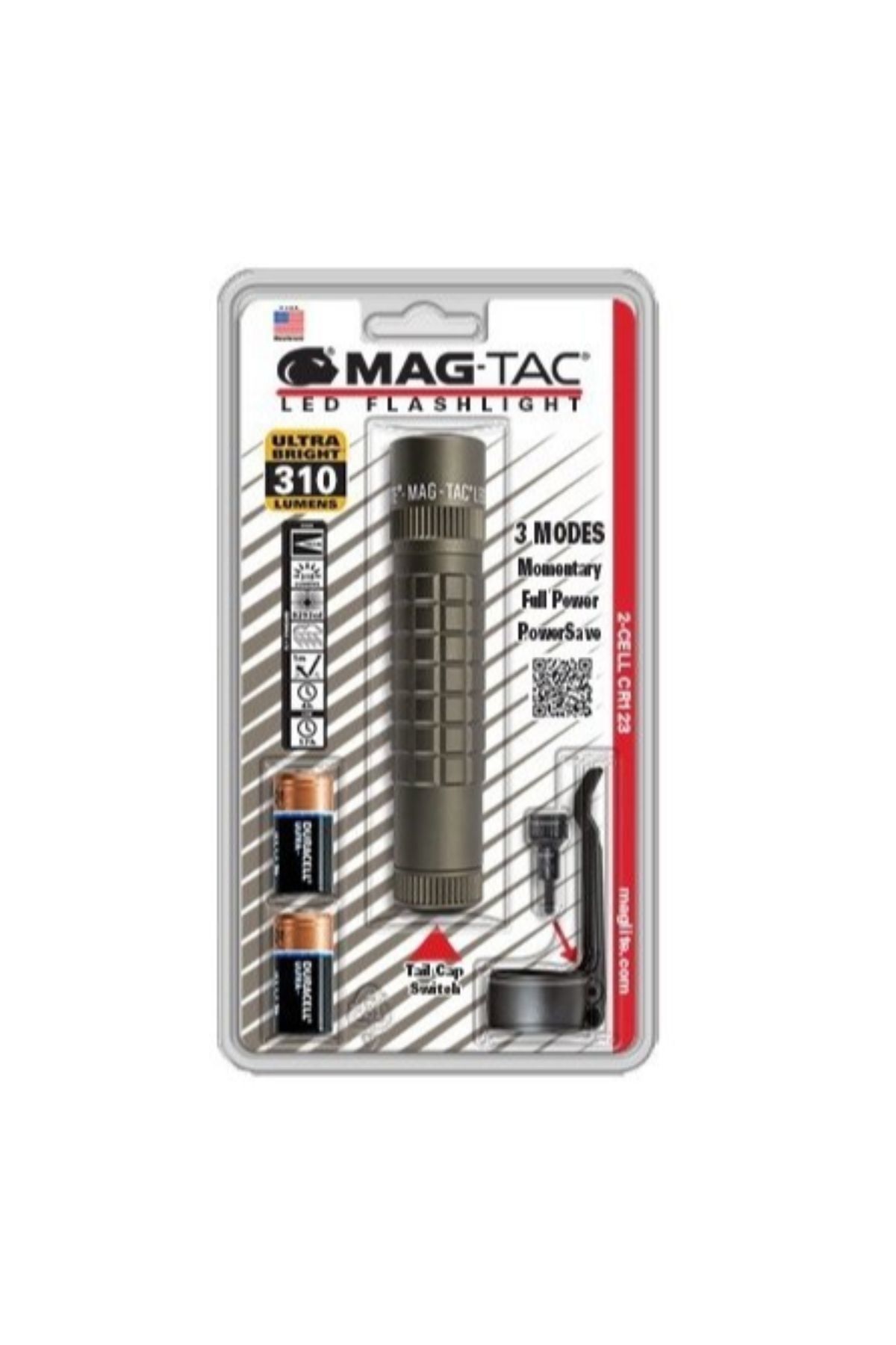 Maglite SG2LRF6Y Mag-Tac 2Cell CR123 LED Fener (Blisterli)