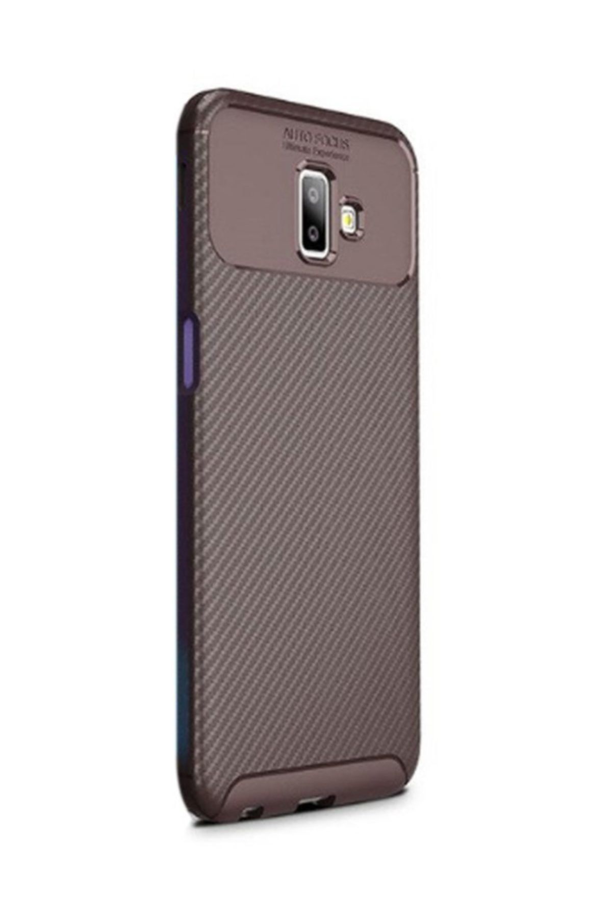 CaseStreet Samsung Galaxy J6 Plus Kılıf Negro Karbon Dizayn Silikon + Nano