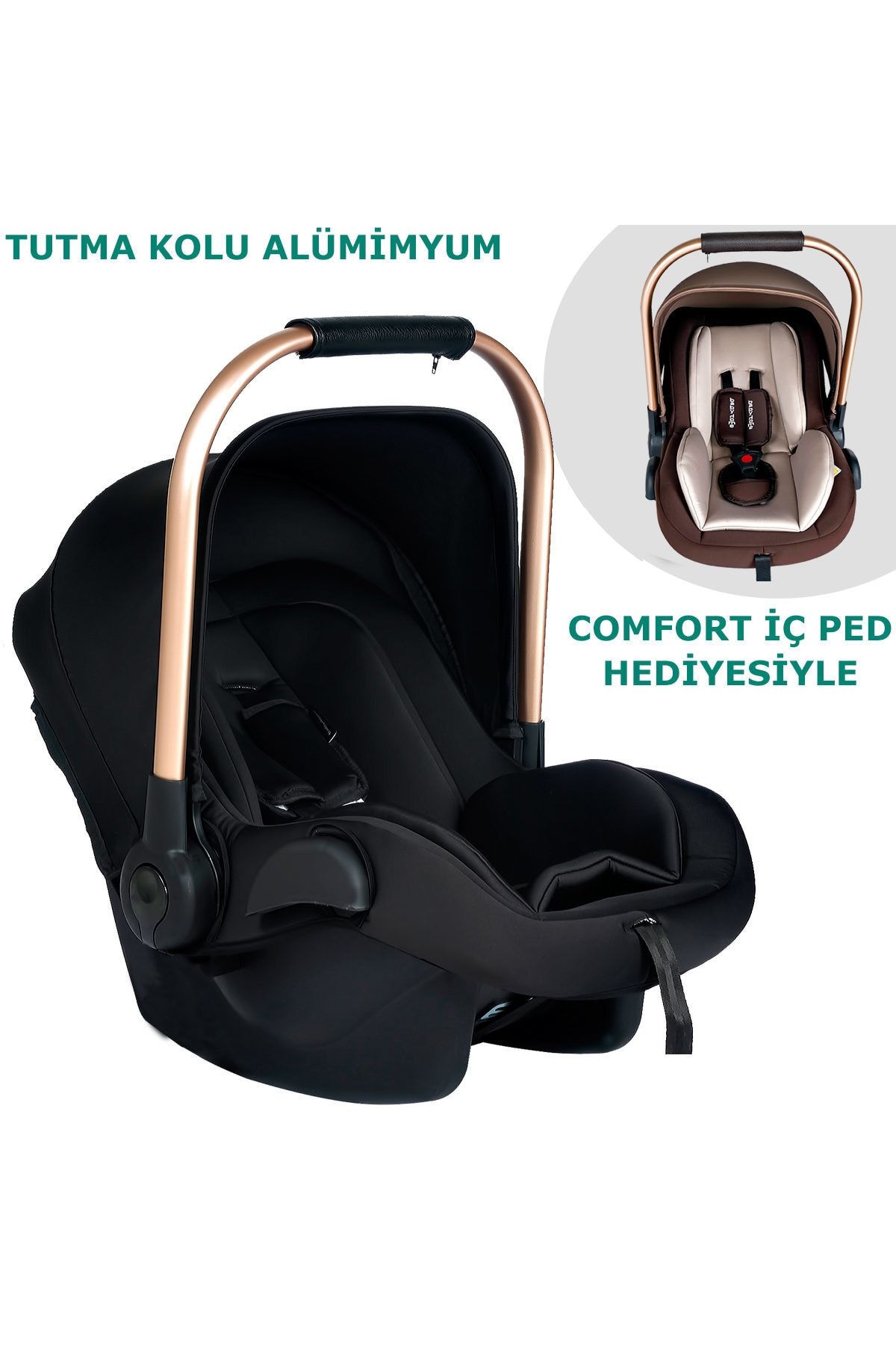 Baby Home Bh-500 Lüx Pedli Bebek Taşıma Ana Kucağı Puset Taşıma Puset