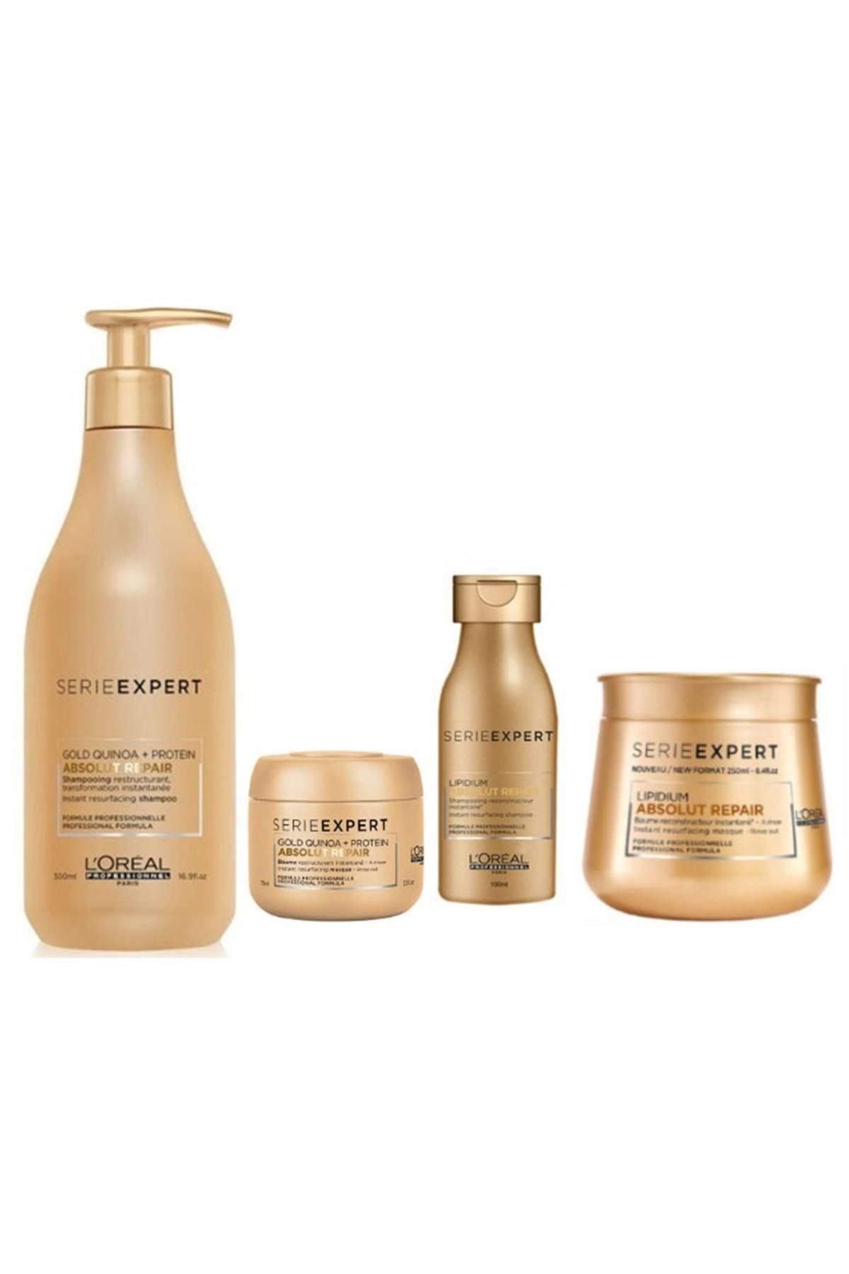 L'oreal Professionnel Loreal Gold Absolut Set (Şampuan 500 ml+ Maske 250 ml+ 2 Seyahat) 8690595099705