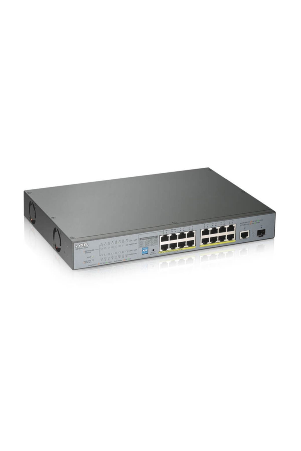 Zyxel GS1300-18HP  Yönetilemez 8x10/100/1000 PoE + 1xGbE + 1xSFP Ports PoE CCTV Switch (130Watt)