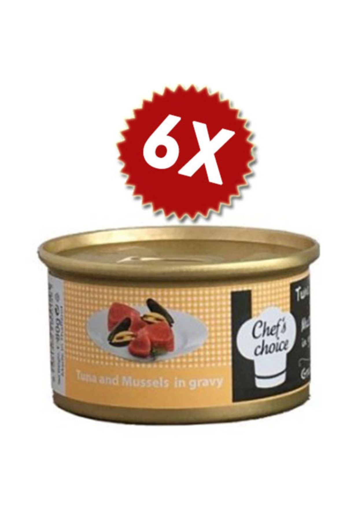Chefs Choice Tuna Meat And Mussel  6 Adet 80 gr.