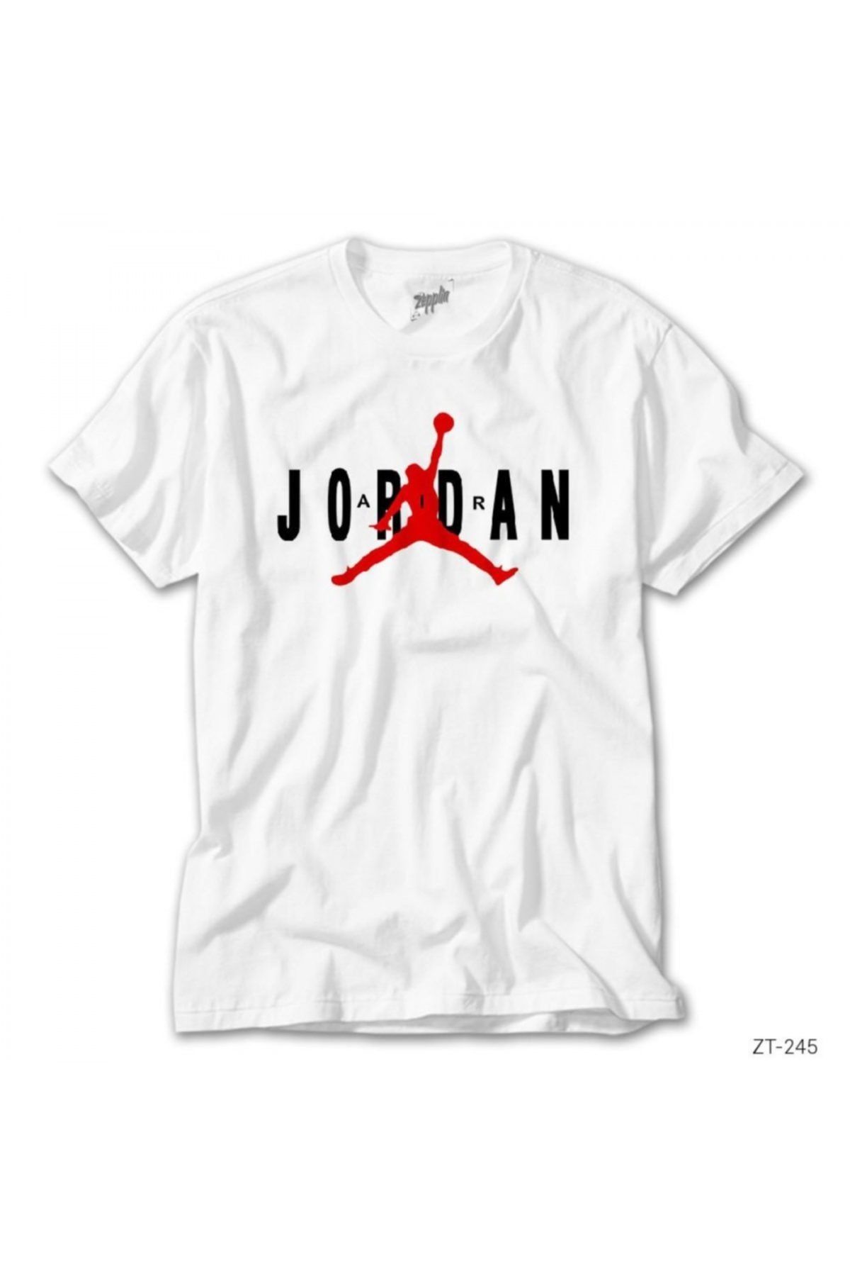 Zepplin Giyim Air Jordan Classic Beyaz Tişört