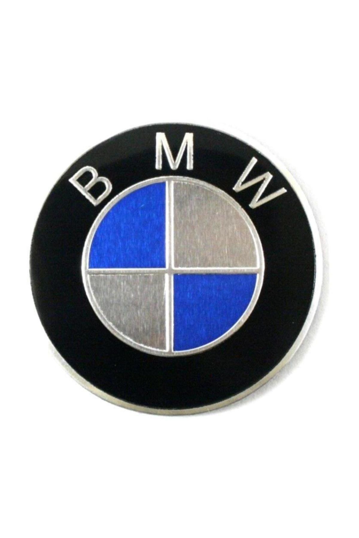 Knmaster Yuvarlak Bmw Logo Alüminyum Sticker Etiket