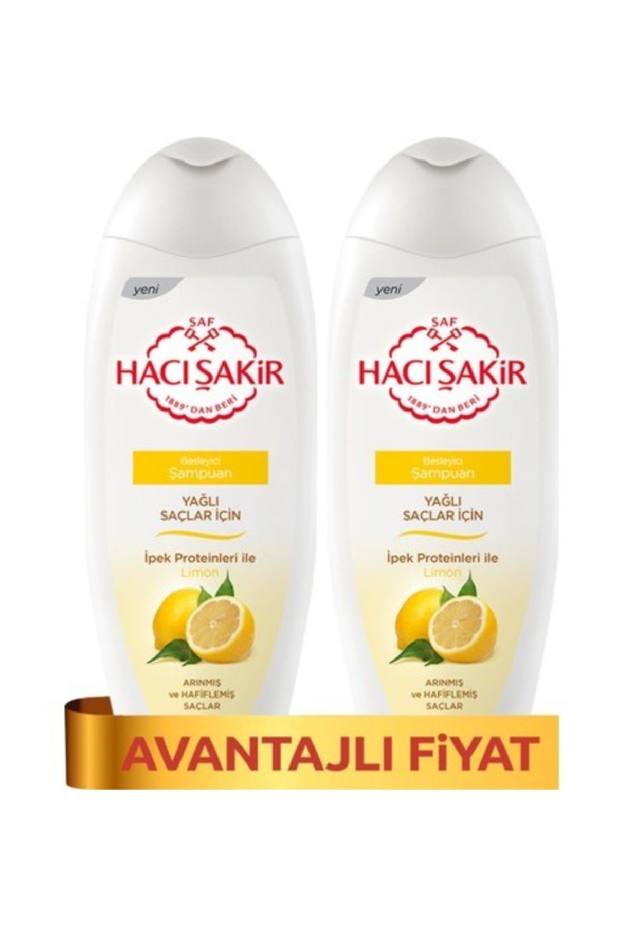 Hacı Şakir Şampuan Limon 500 Ml X 2