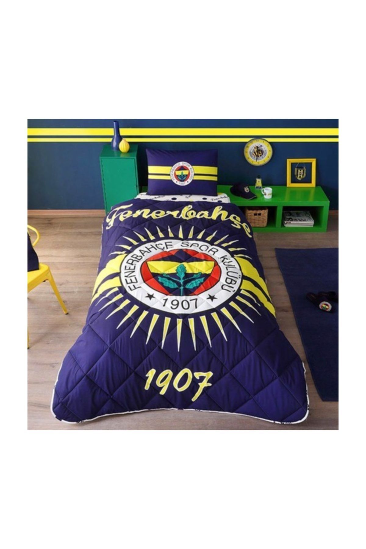 Taç Fenerbahçe Yorgan Seti Yastık Hediyeli
