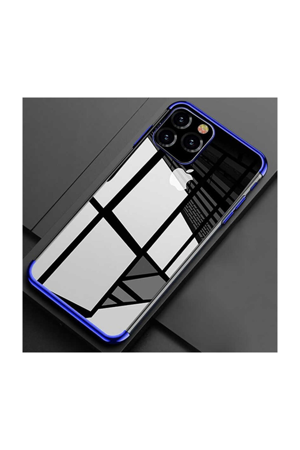 Dijimedia Apple Iphone 11 Pro Max Kılıf  Dört Köşeli Lazer Silikon