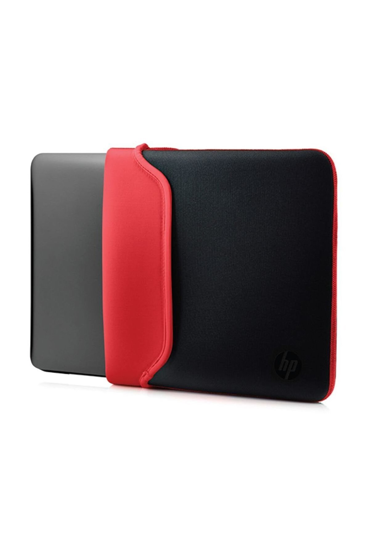 HP V5C30AA 15.6 Neopren Çevrilebilir Notebook Kılıf Siyah/Kırmızı