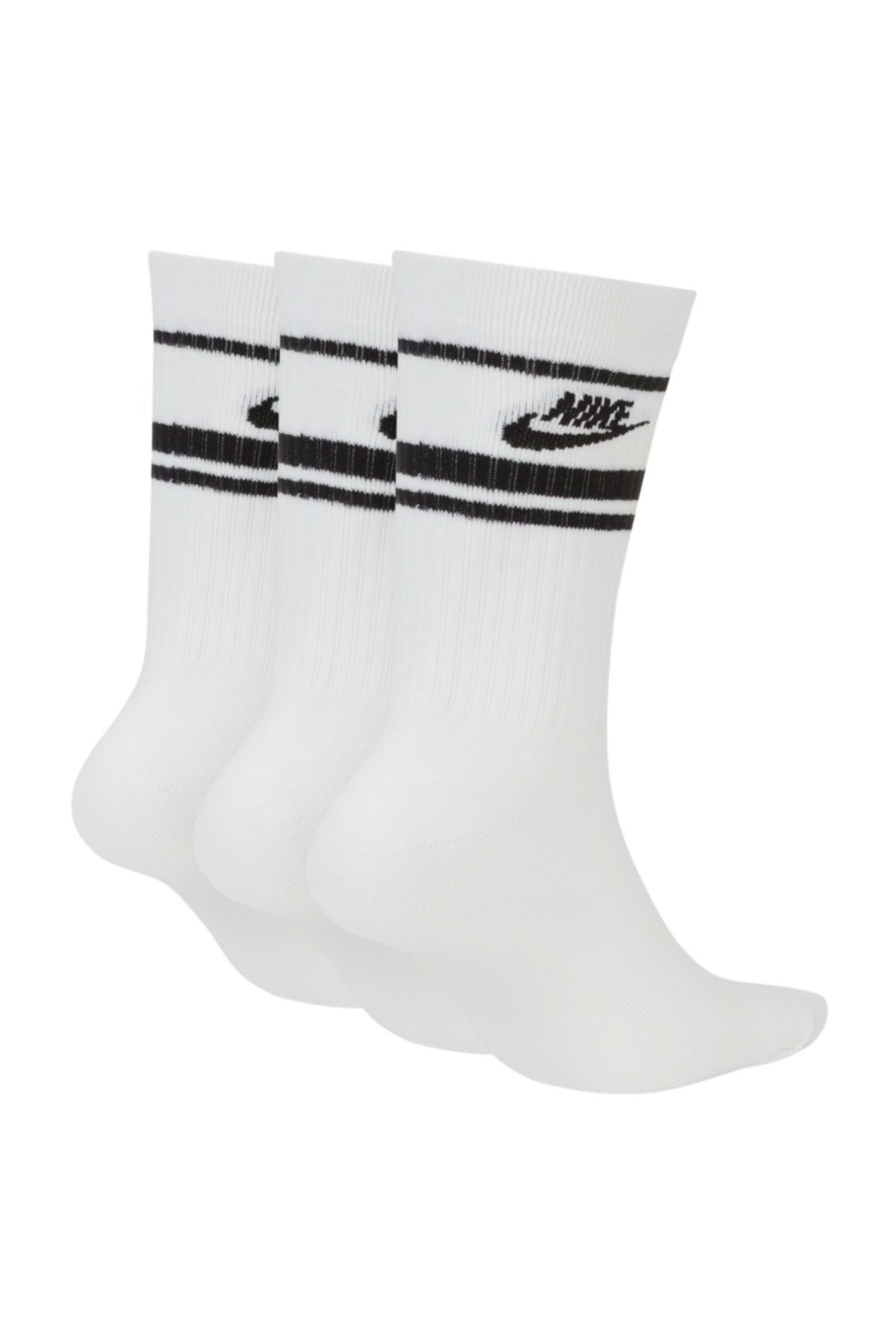 Nike Essential Stripe Beyaz 3lü Çorap Cq0301-103