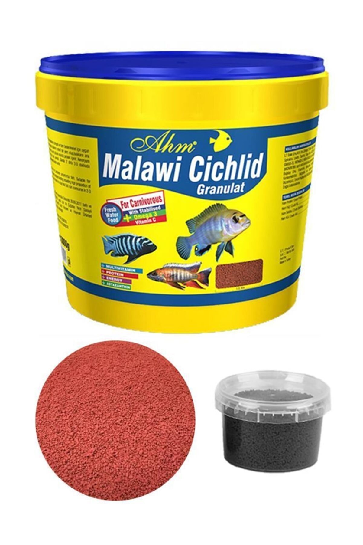 Ahm Malawi Cichlid Granulat 1 Kg Granül Balık Yemi