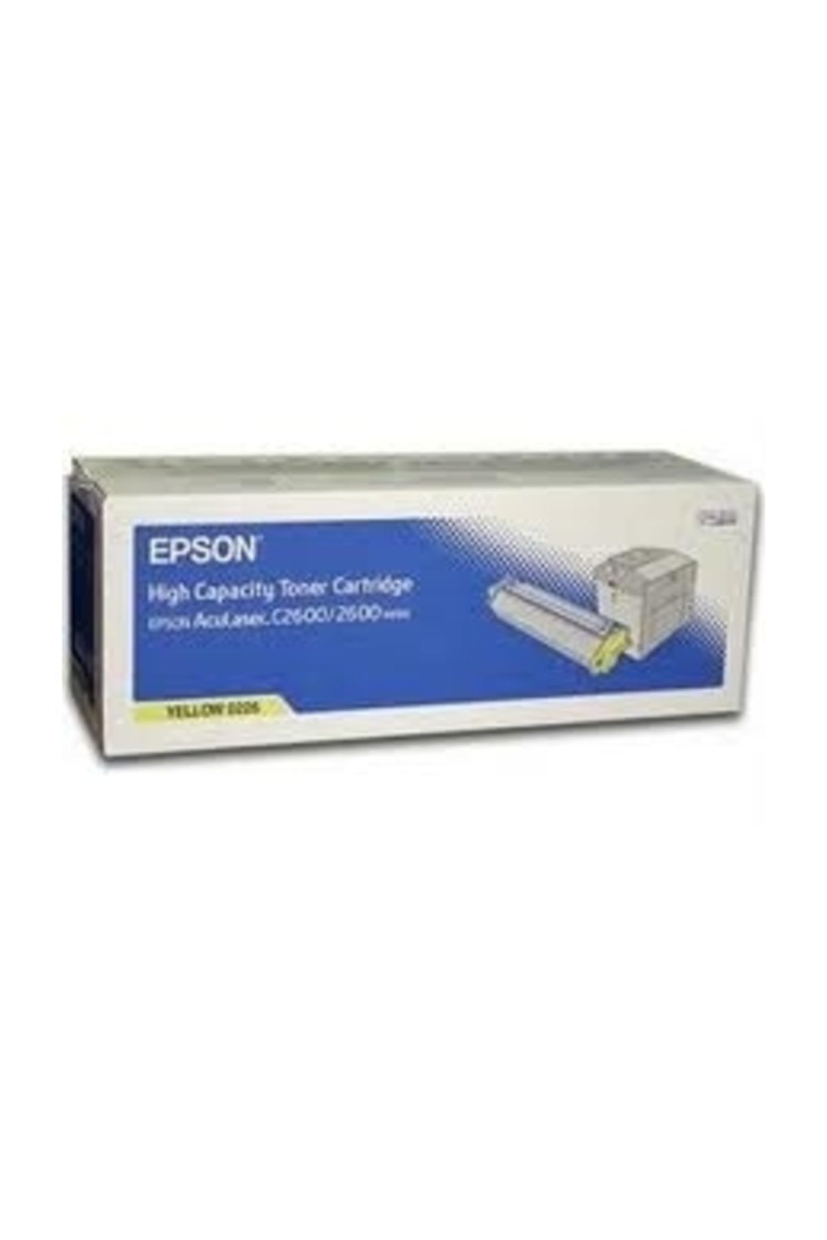 Epson 2600 / C2600n C13s050226 Sarı Orjinal Toner- Yüksek Kapasite