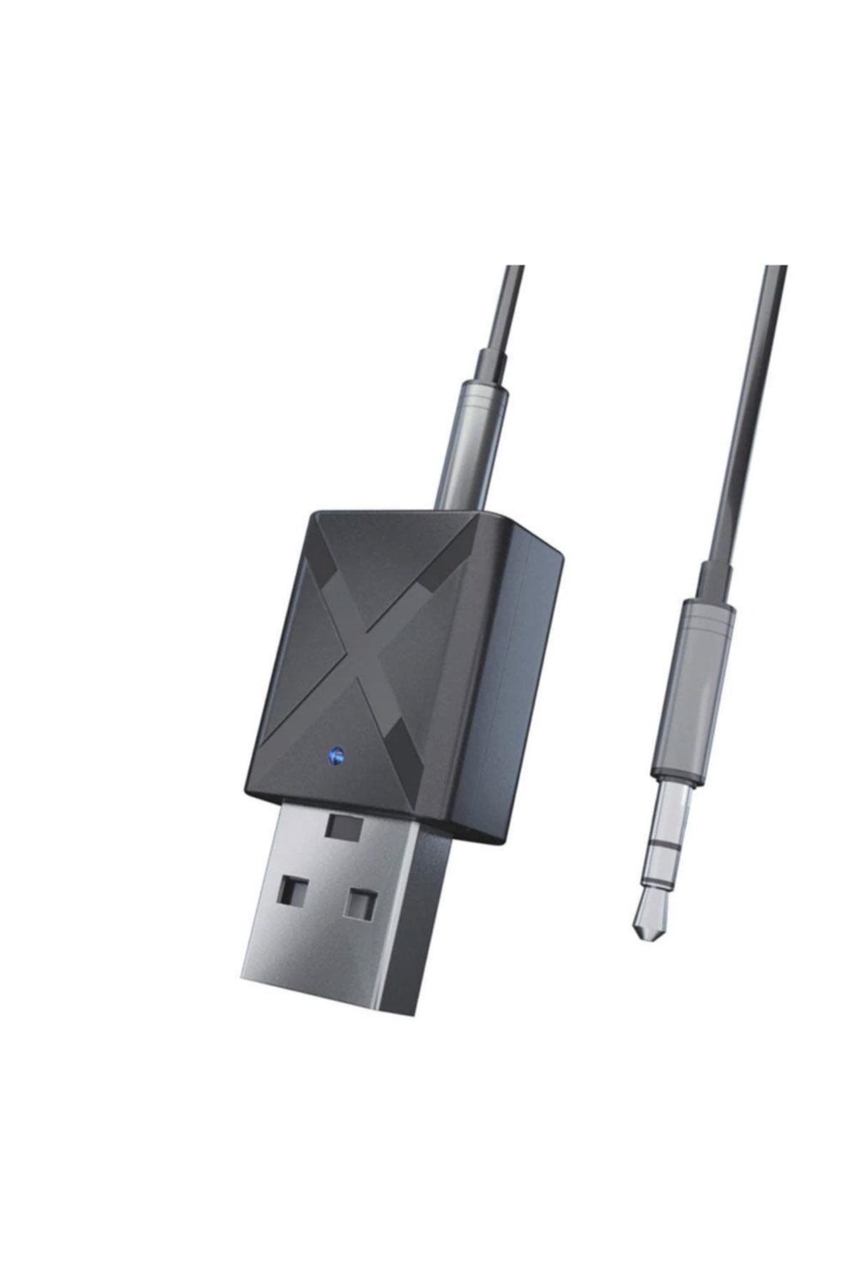 Mimozaavm Bluetooth 5.0 Stereo Ses Alıcı Verici Mini 3.5mm Aux Tv Pc Araç