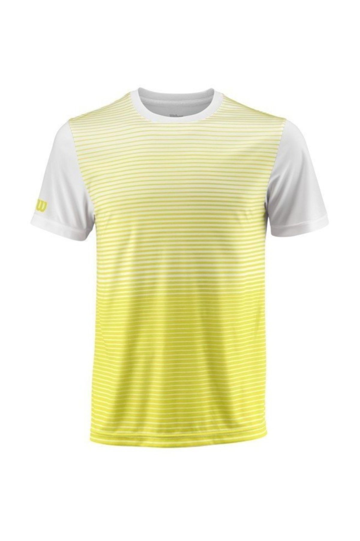 Wilson Team Striped Crew Sarı Erkek T-shirt Wra769705